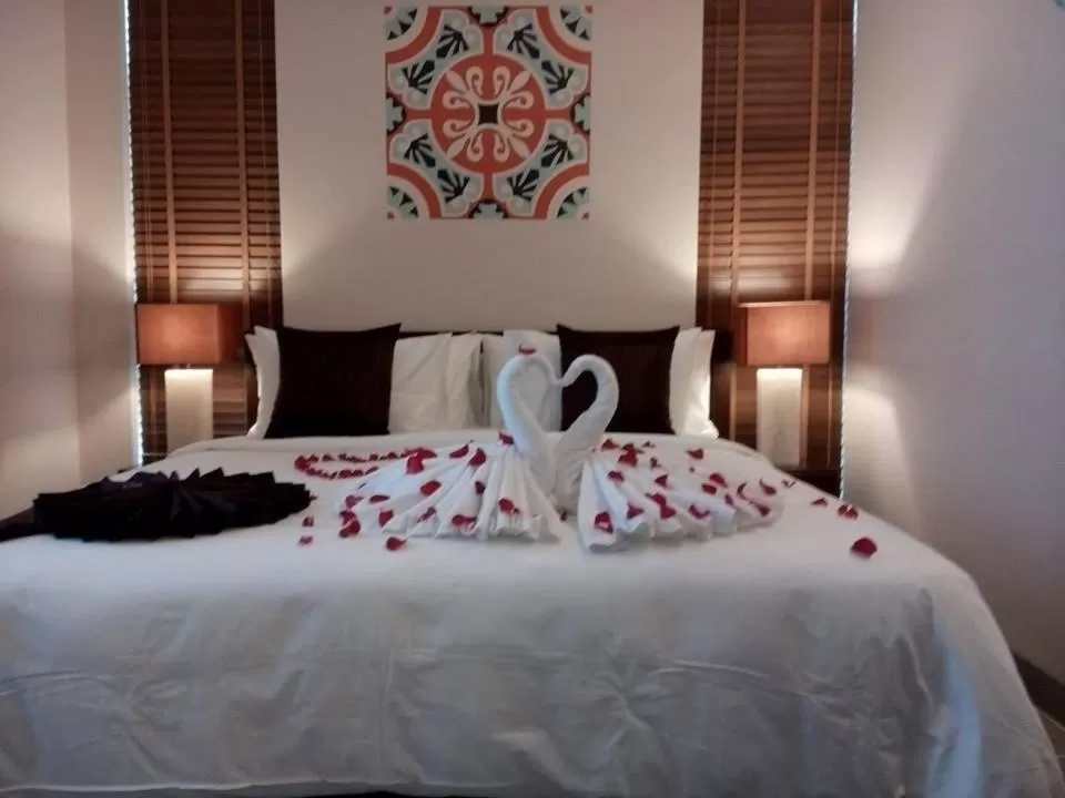 Bed in Glenwood City Resort