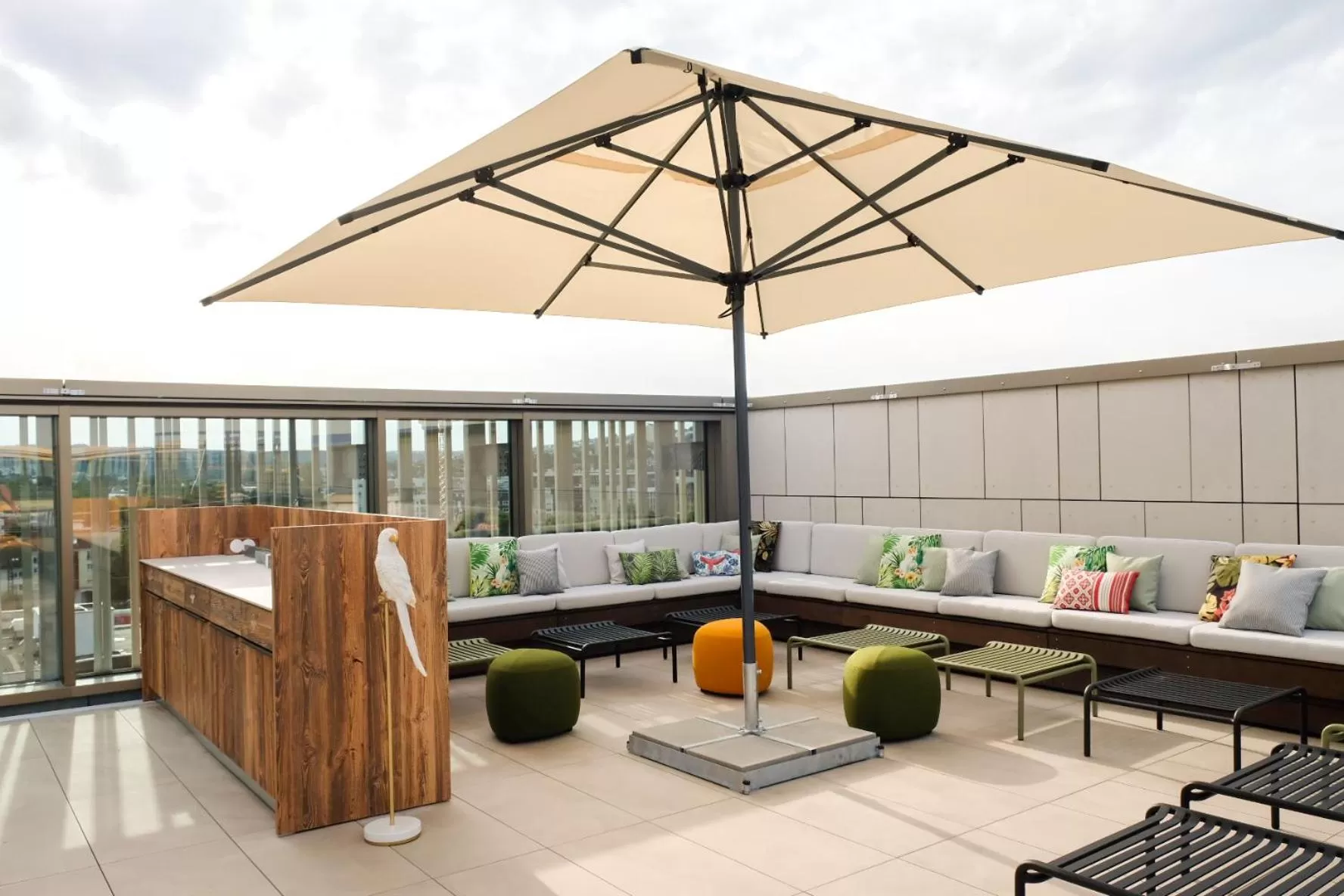 Balcony/Terrace in Me and All Hotel Ulm, by Hyatt