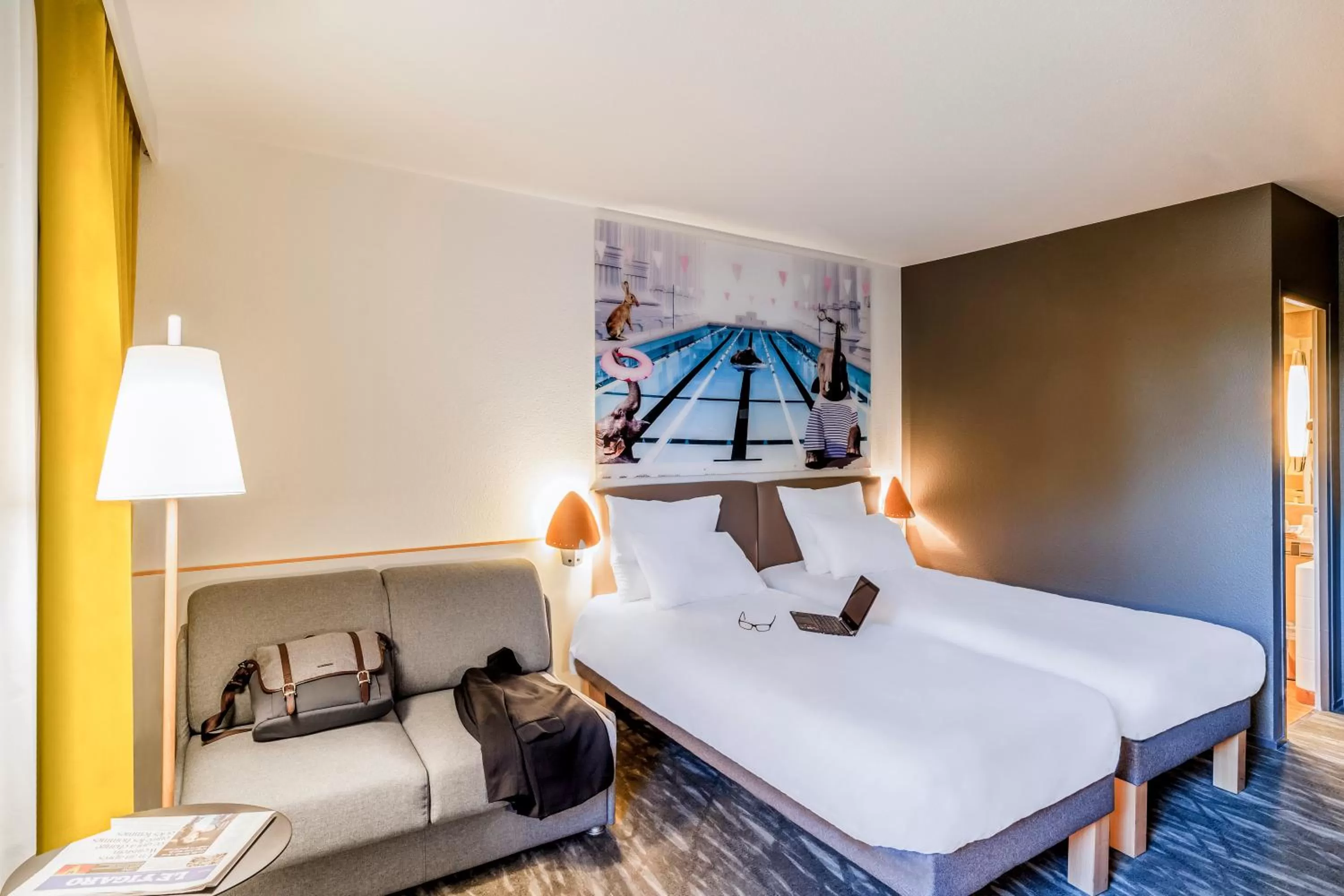 Bedroom, Bed in Novotel Metz Amnéville