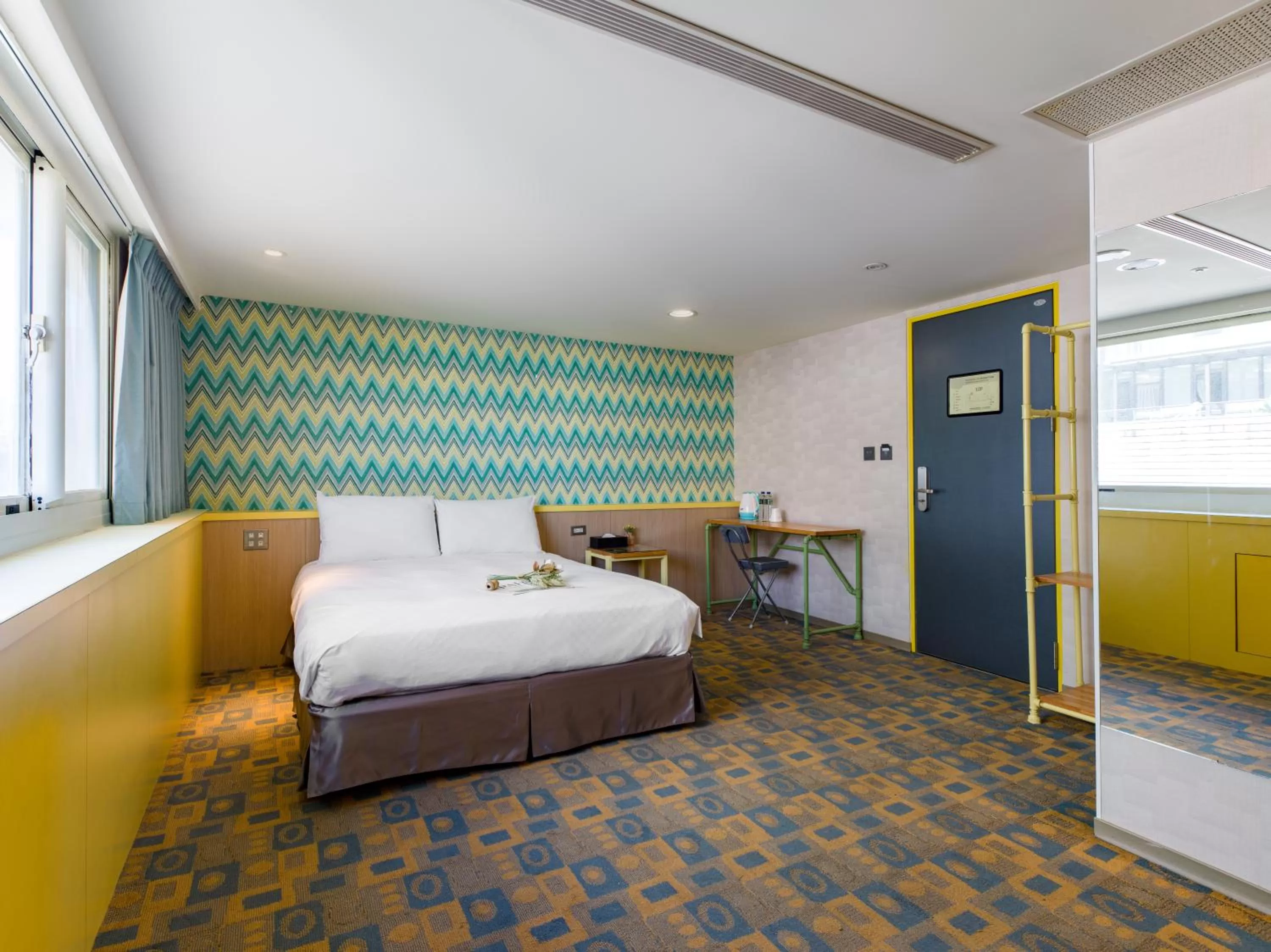 Bed in Ximenhotel-Xining西門大飯店-西寧館