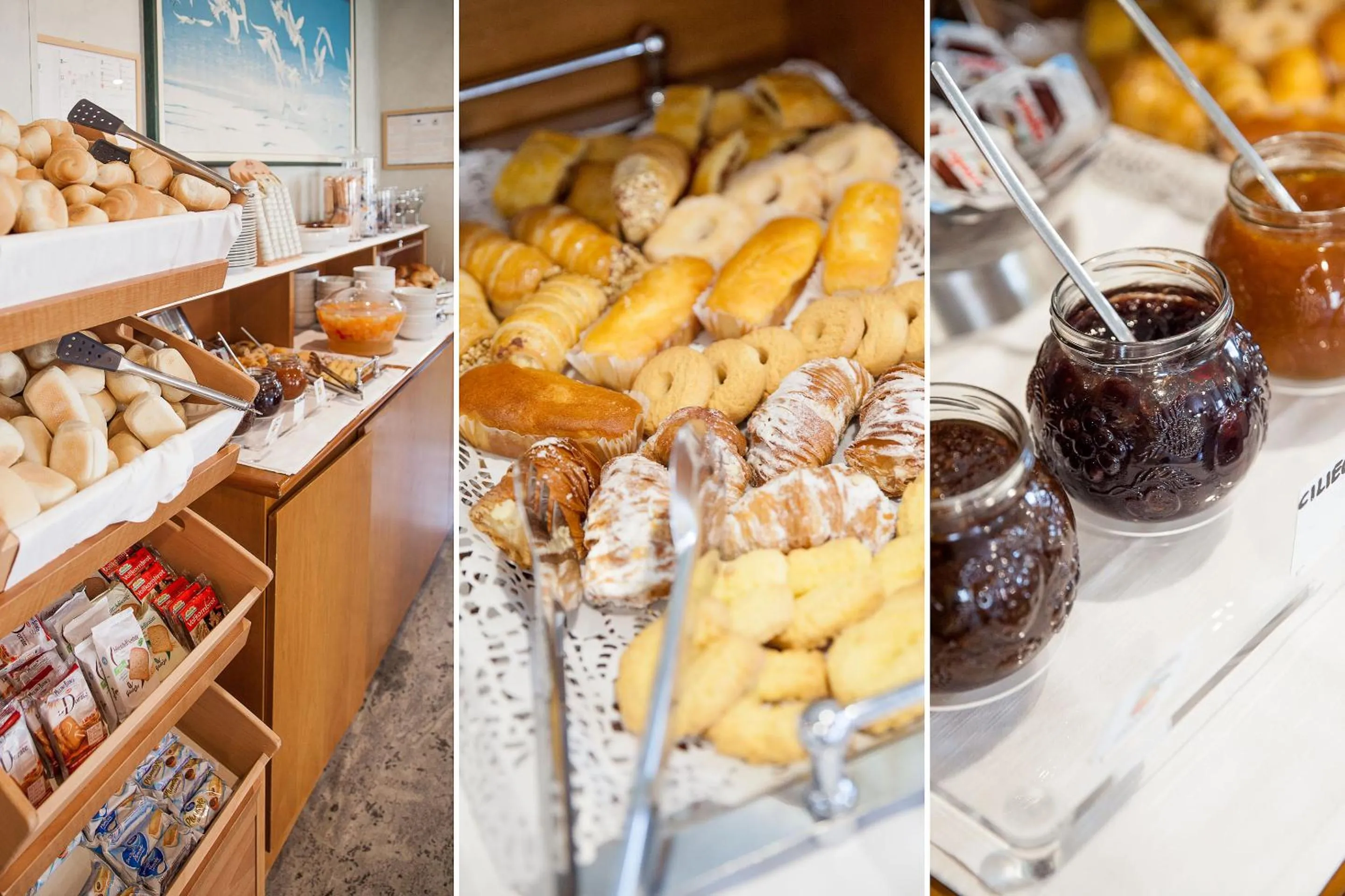 Buffet breakfast in Hotel Gabriella