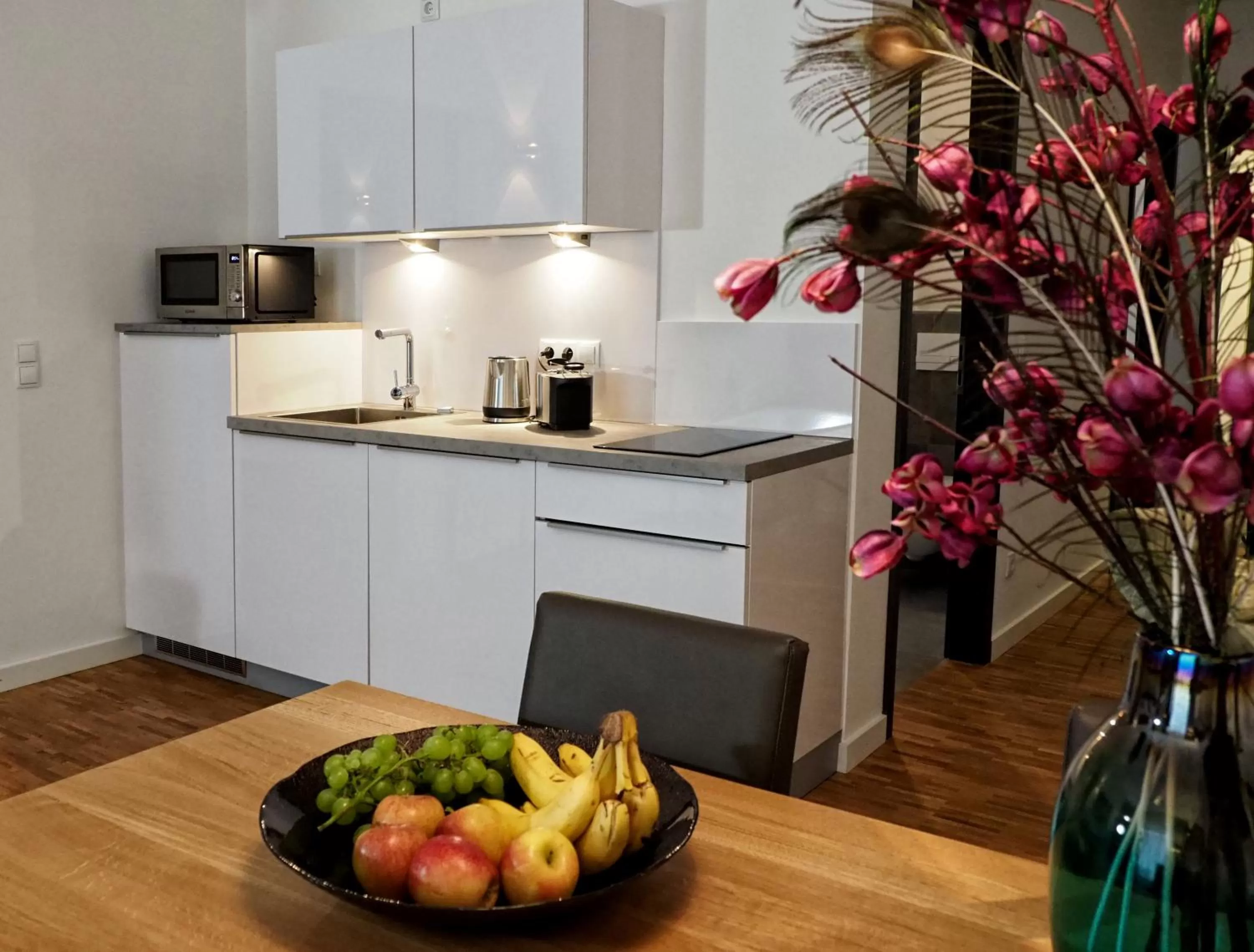 Kitchen or kitchenette in Apparthotel Rivers Passau