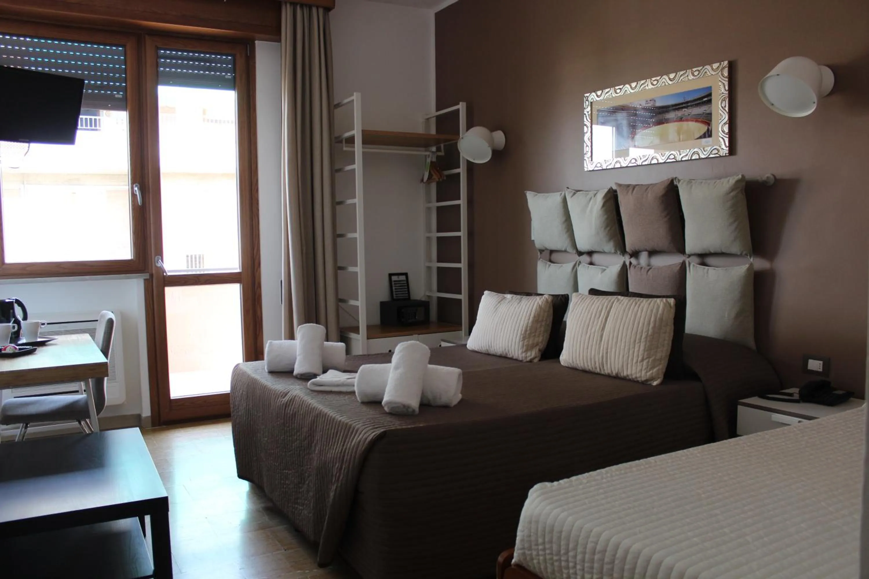 Bed in Hotel Franchi