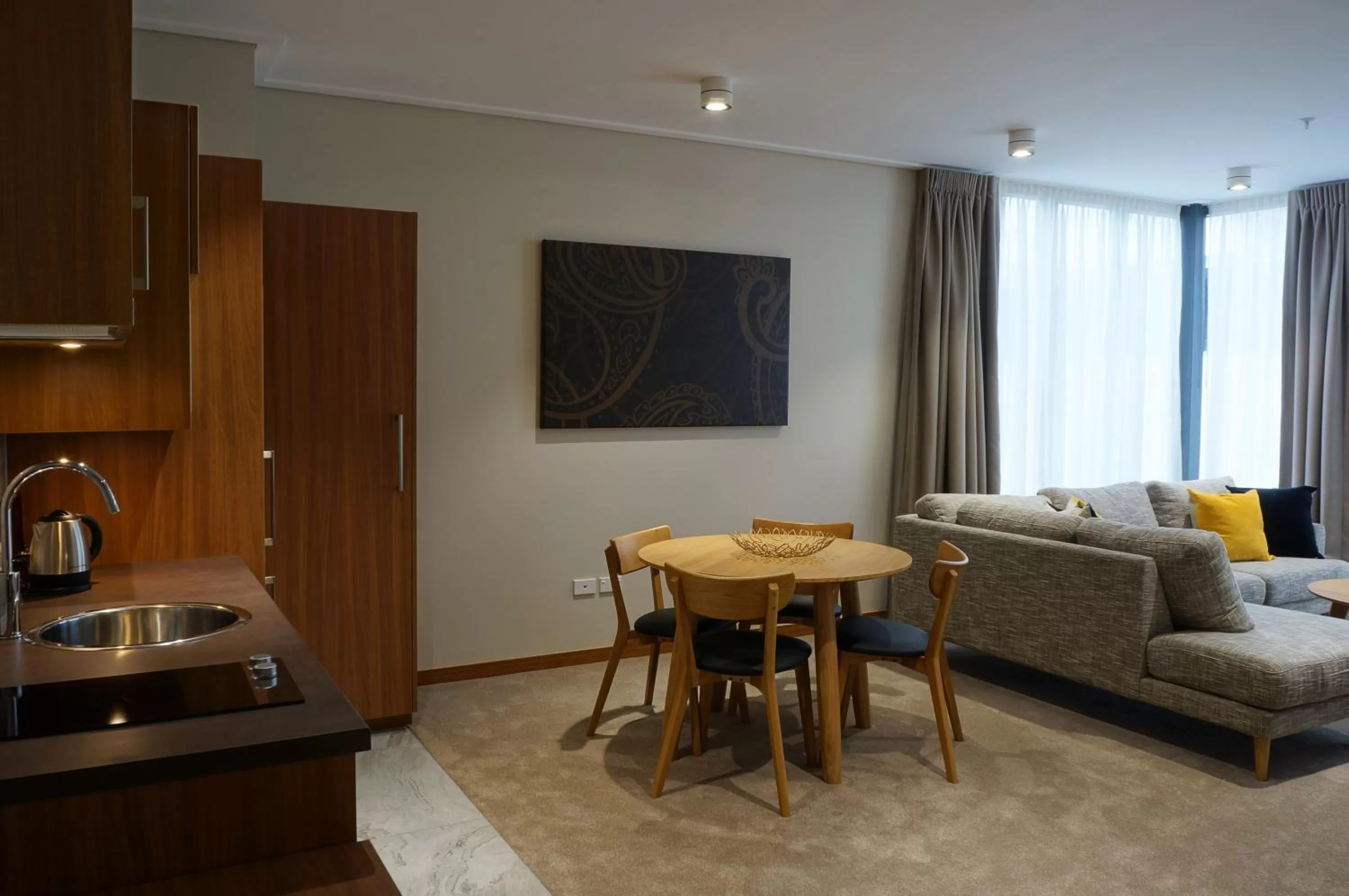 Living room in The Victoria Hotel Dunedin