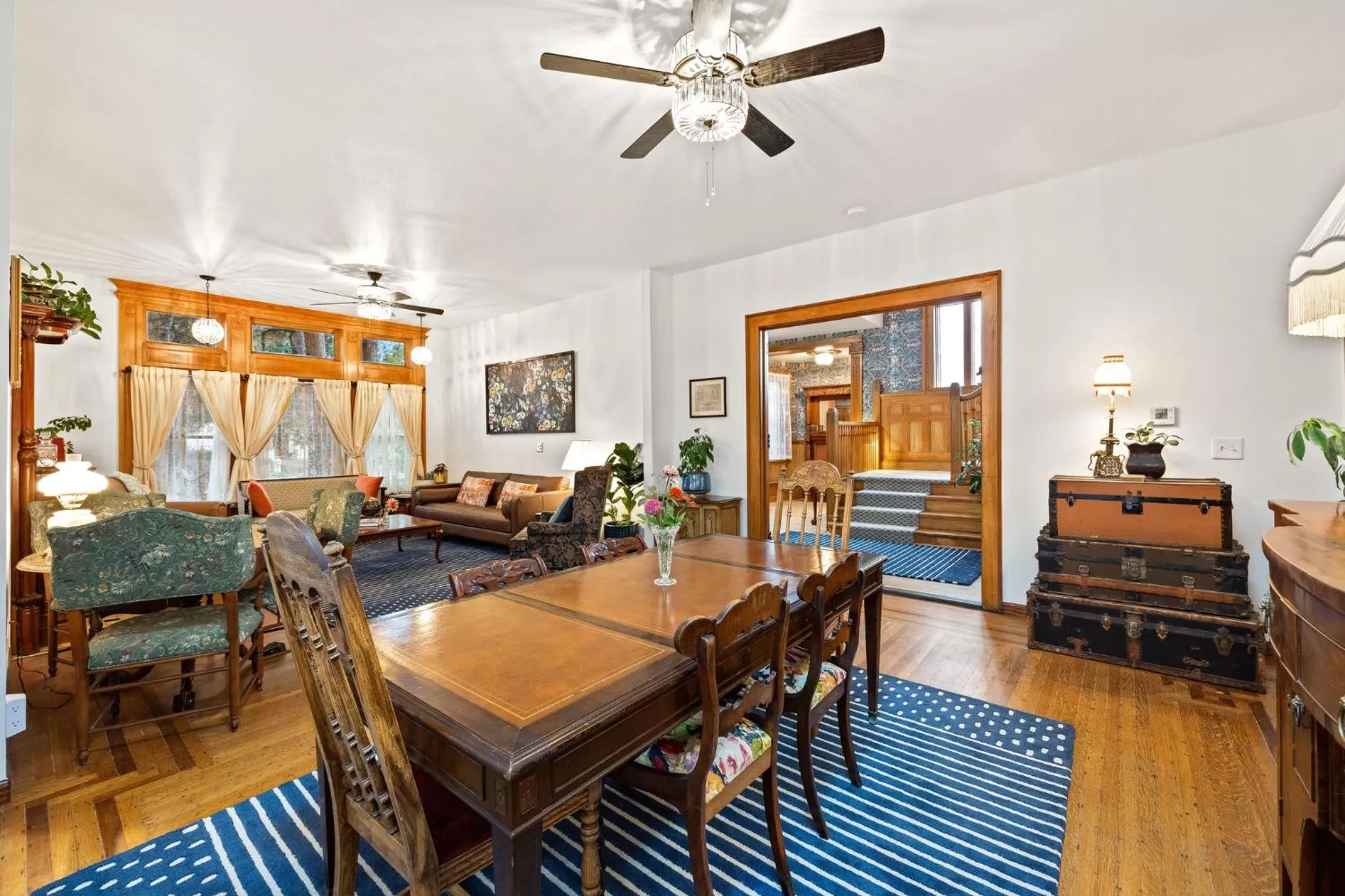 Living room in Flora House Denver