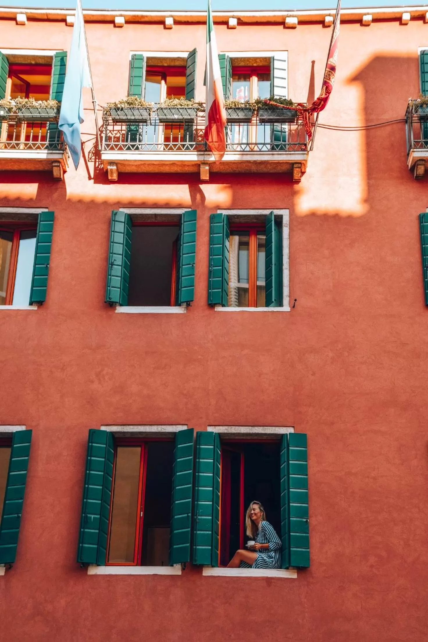 Facade/entrance in Palazzo San Luca