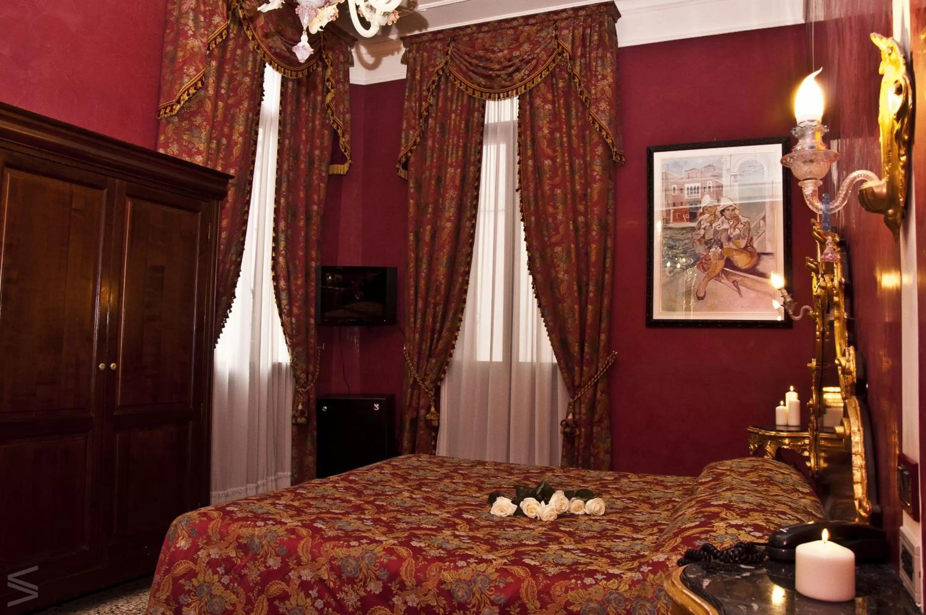 Bed in Residenza d'Epoca San Cassiano