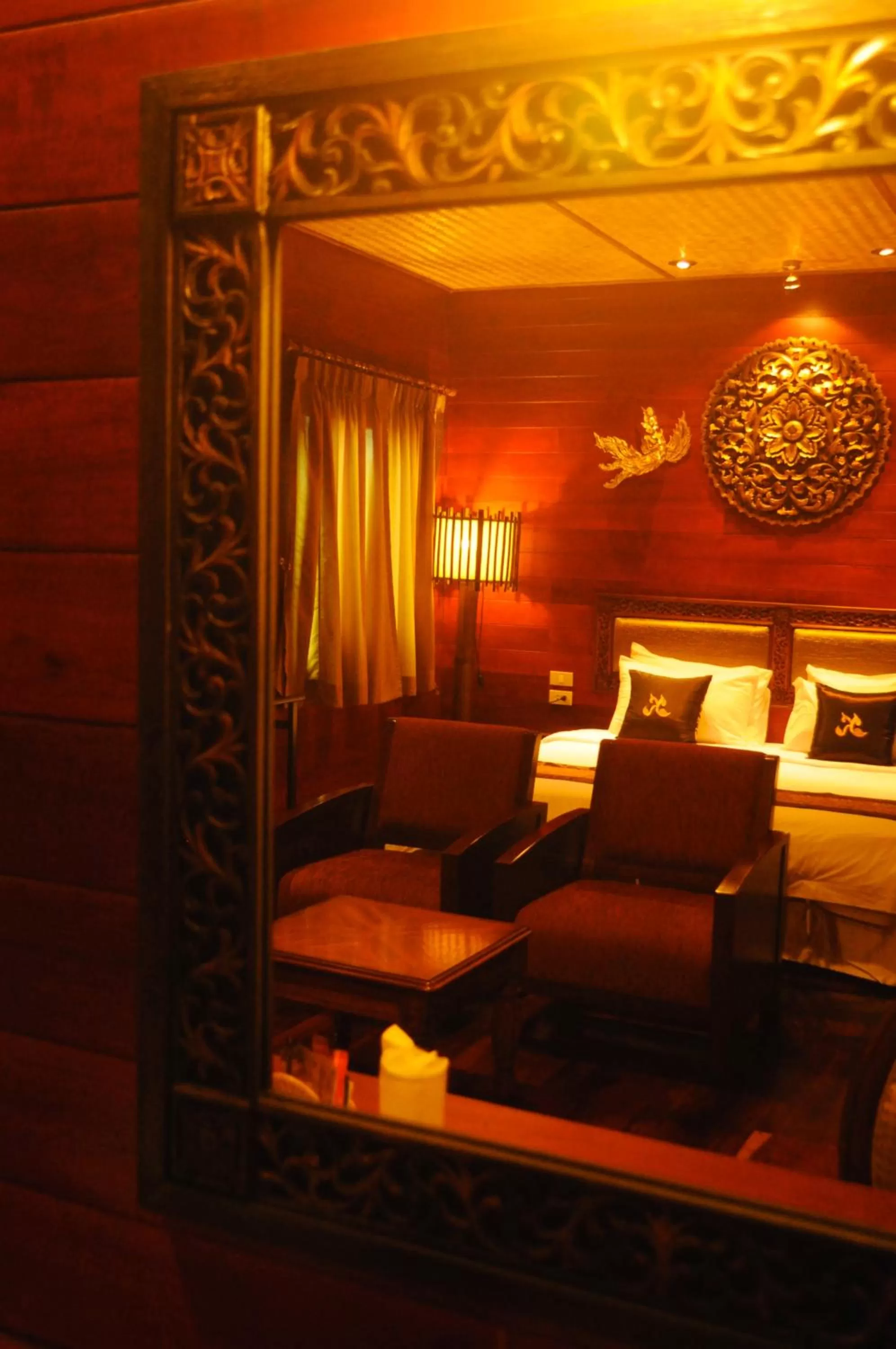 Bed in Ruenkanok Thaihouse Resort