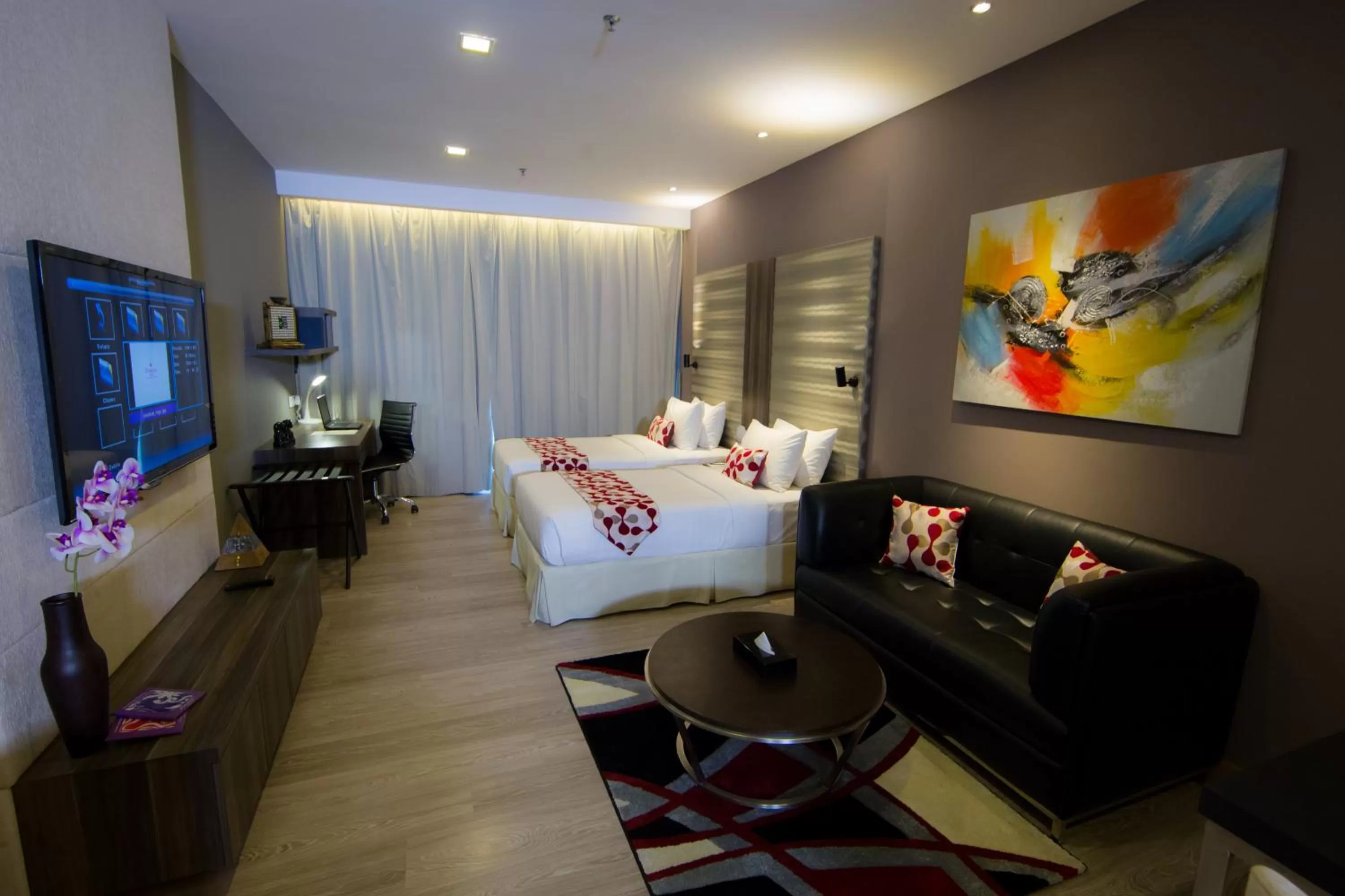 Bed in Ramada Suites by Wyndham Kuala Lumpur City Centre