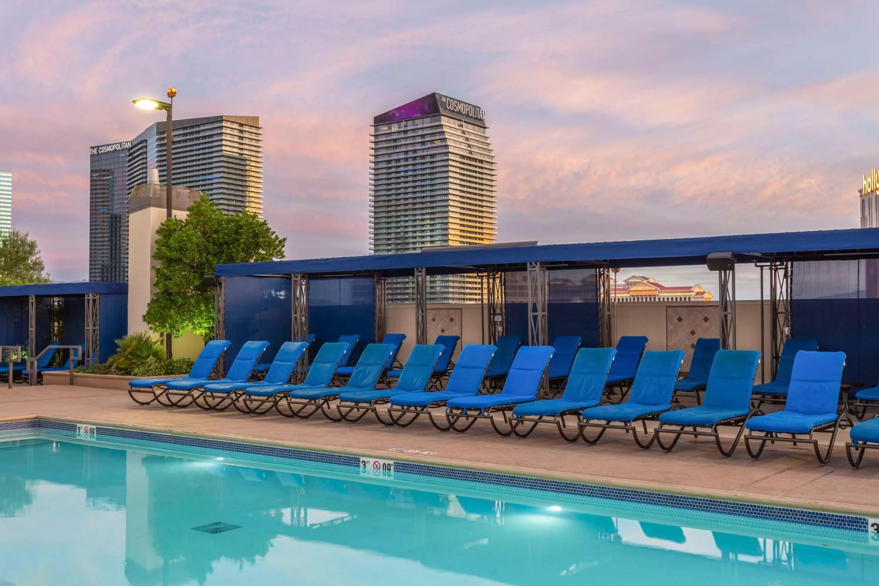 Pool view in Hilton Vacation Club Polo Towers Las Vegas