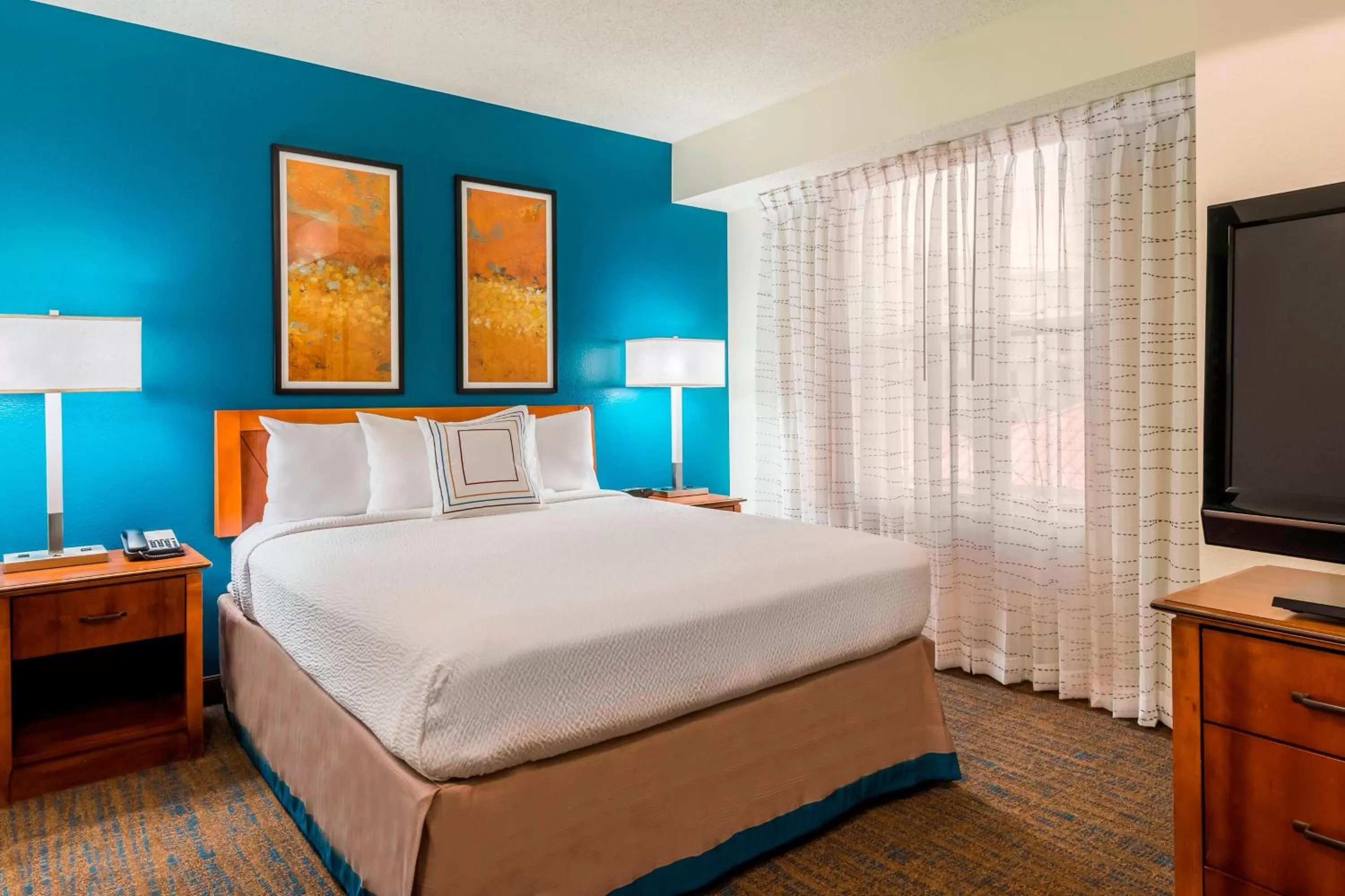 Queen Studio with Sofa Bed in Residence Inn Tampa Westshore Airport