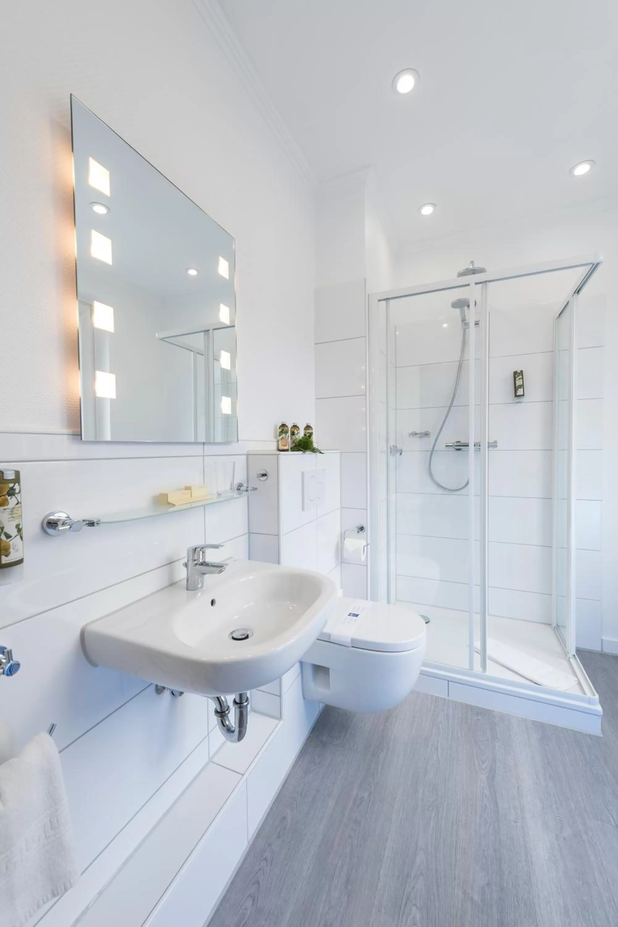 Toilet in Hotel Westfalia