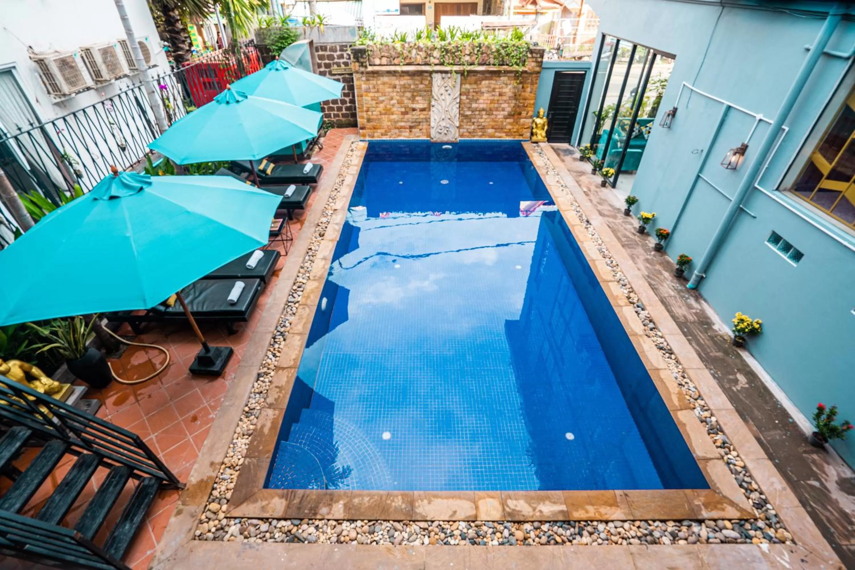 Swimming pool in The Rabbit Hole Hotel & SPA