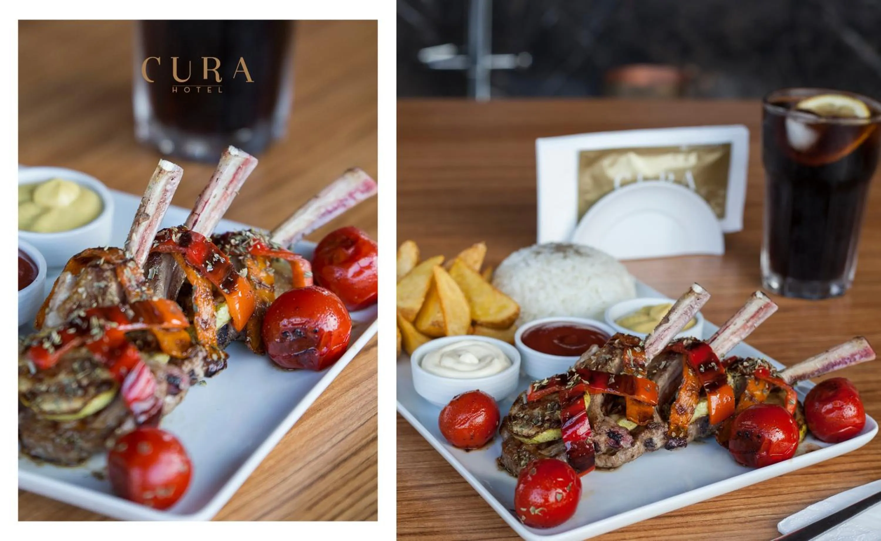 Food and drinks in Hotel Cura