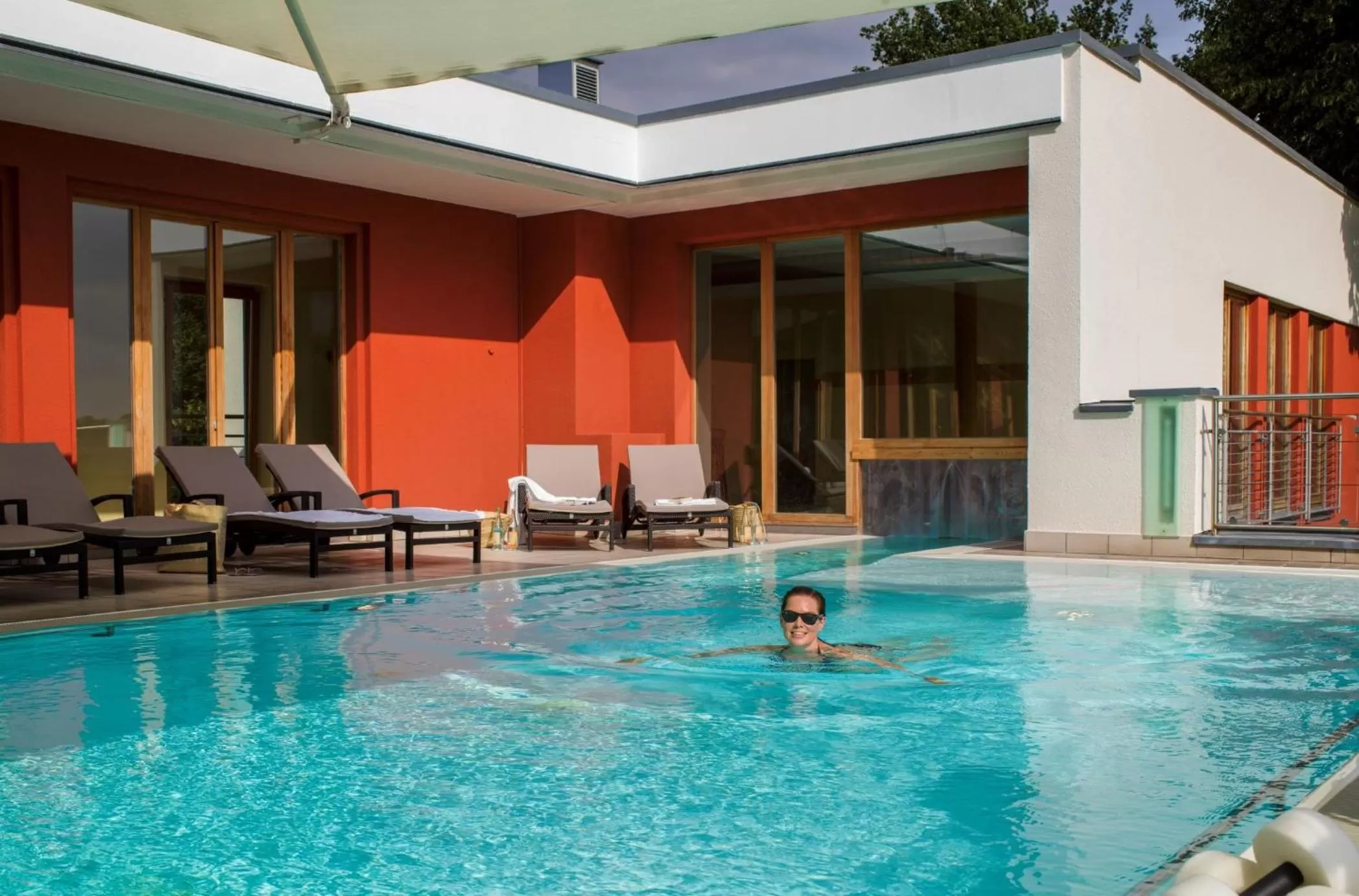 Spa and wellness centre/facilities, Swimming Pool in Bio Thermalhotel Falkenhof