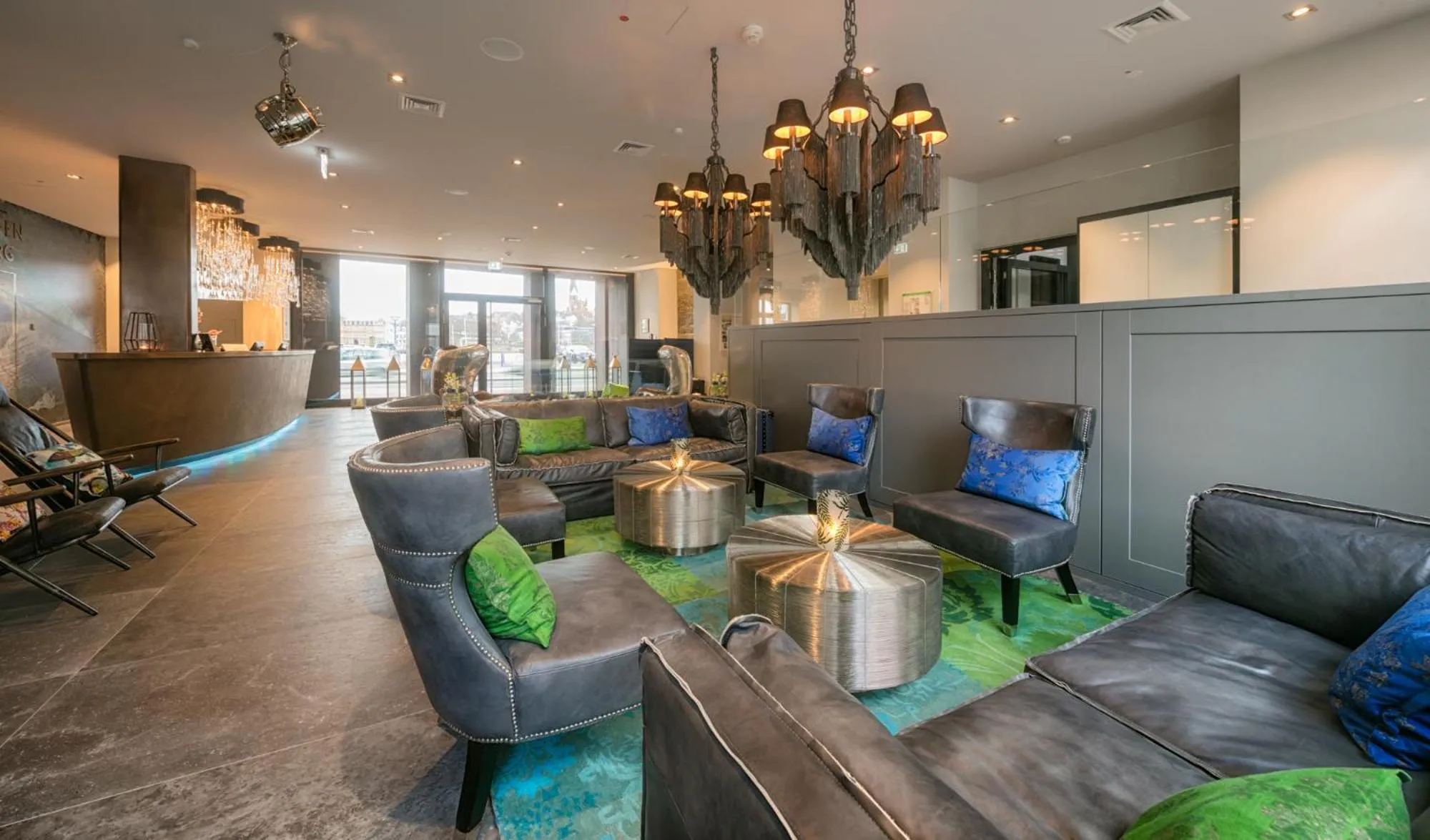 Lobby or reception in Hotel Hafen Flensburg