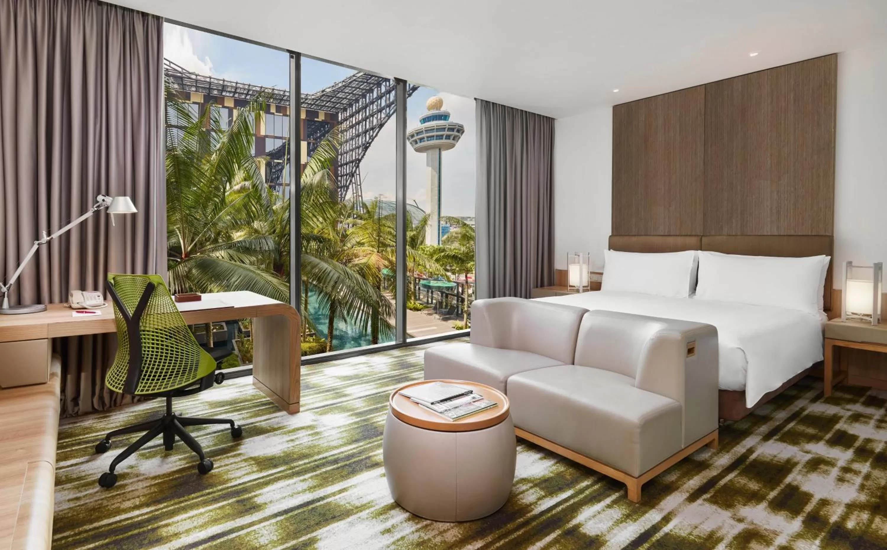 Bed in Crowne Plaza Changi Airport by IHG