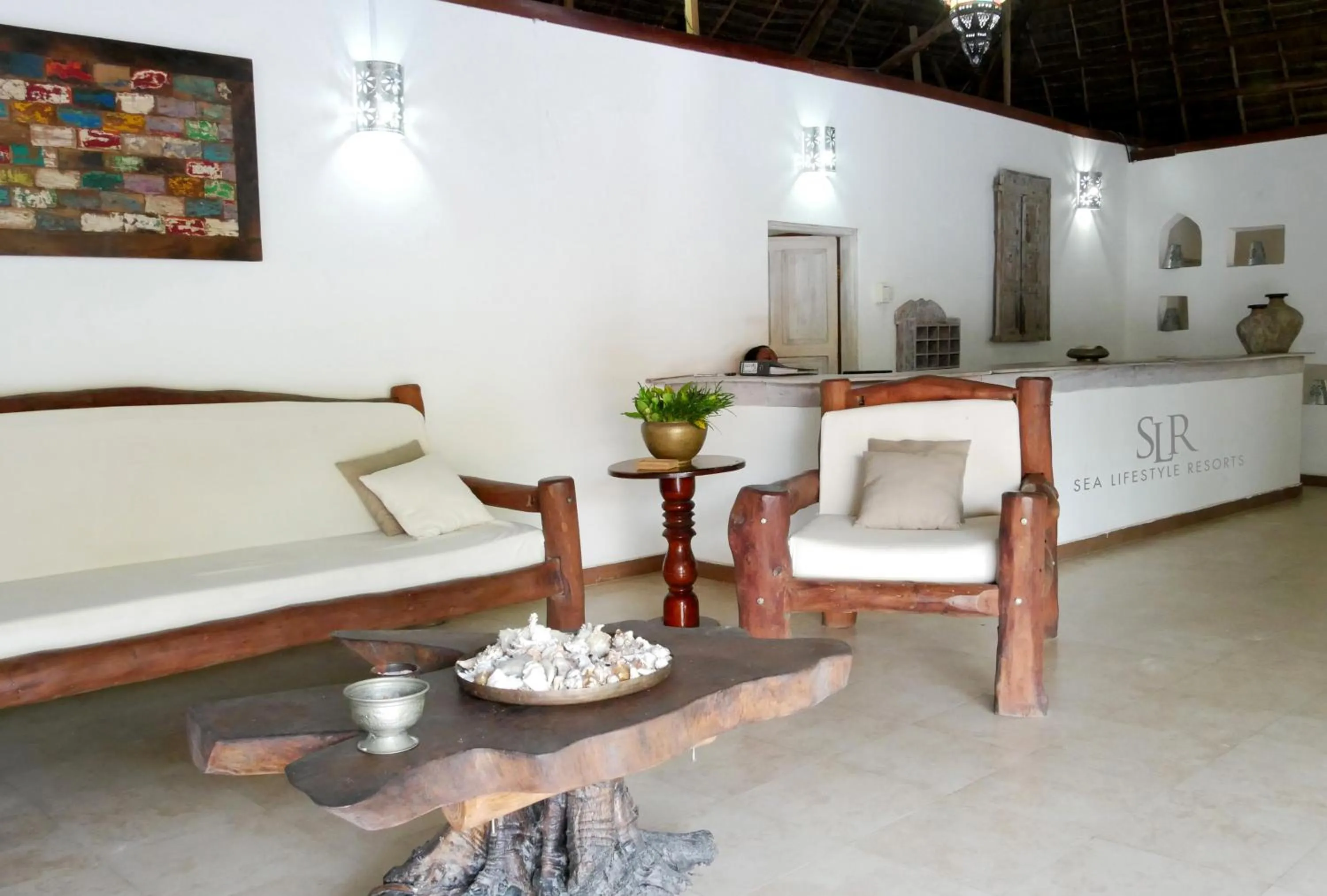 Lobby or reception in Sea View Lodge Boutique Hotel