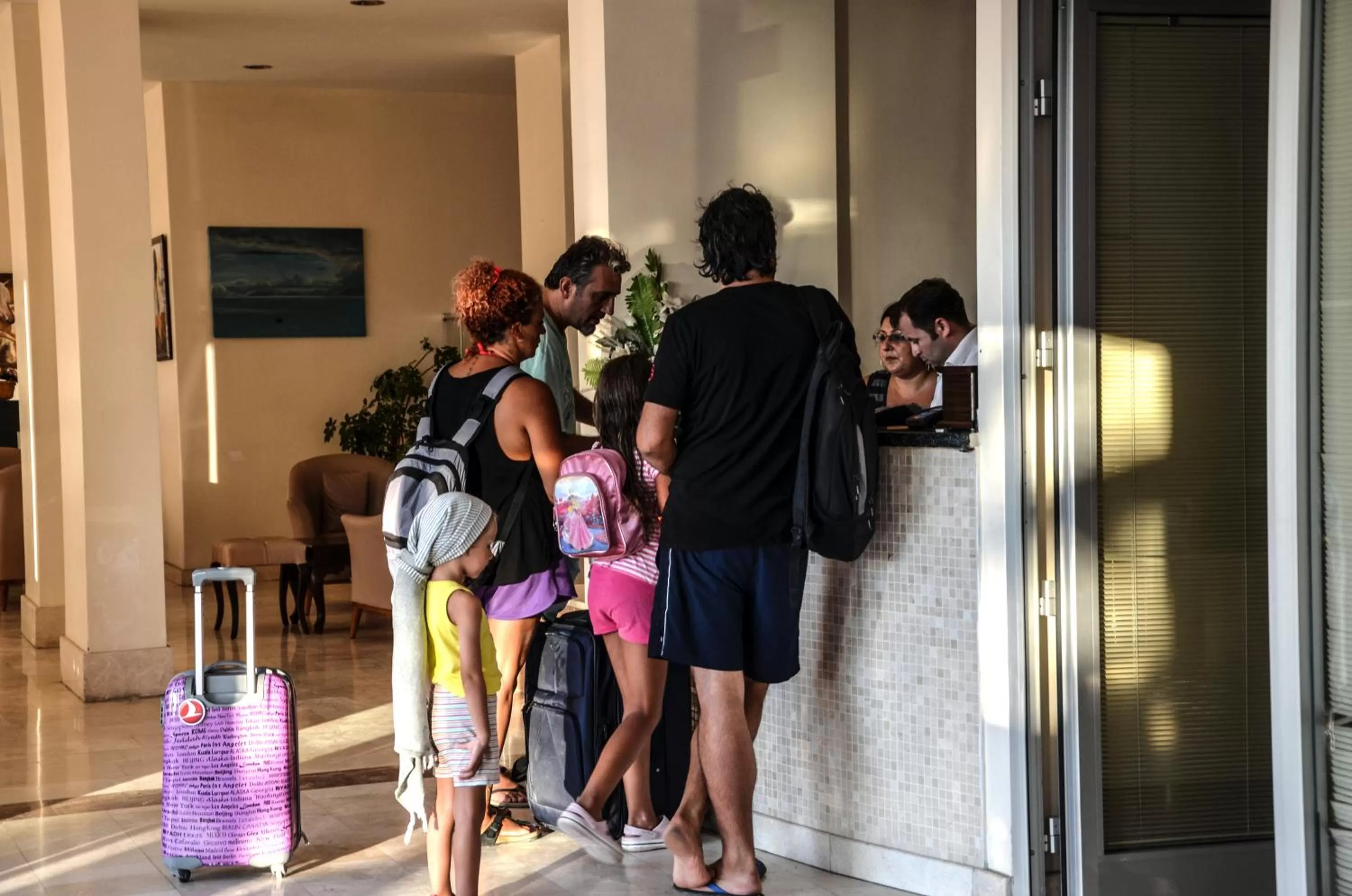 Staff in Perla Hotel