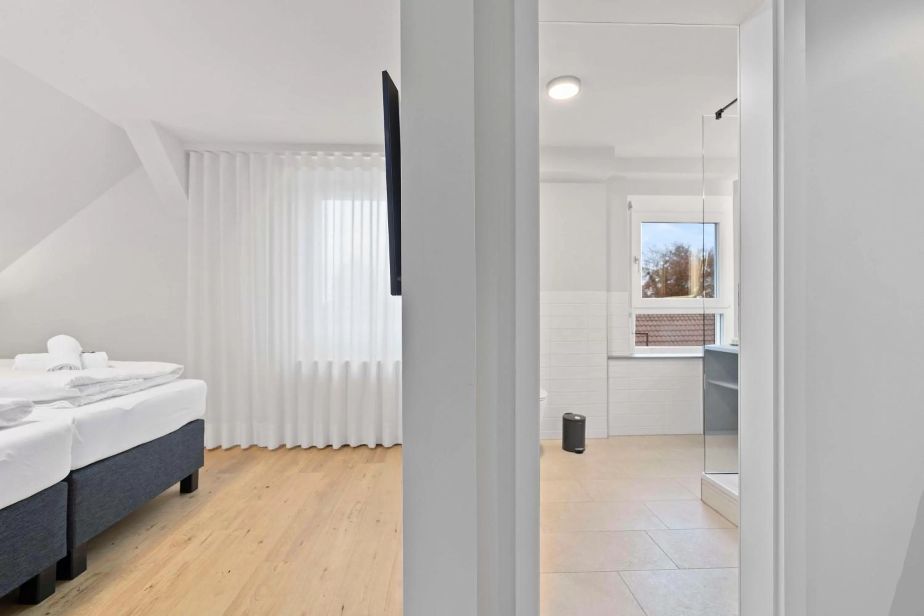 Bed in Hotel Garni Traube