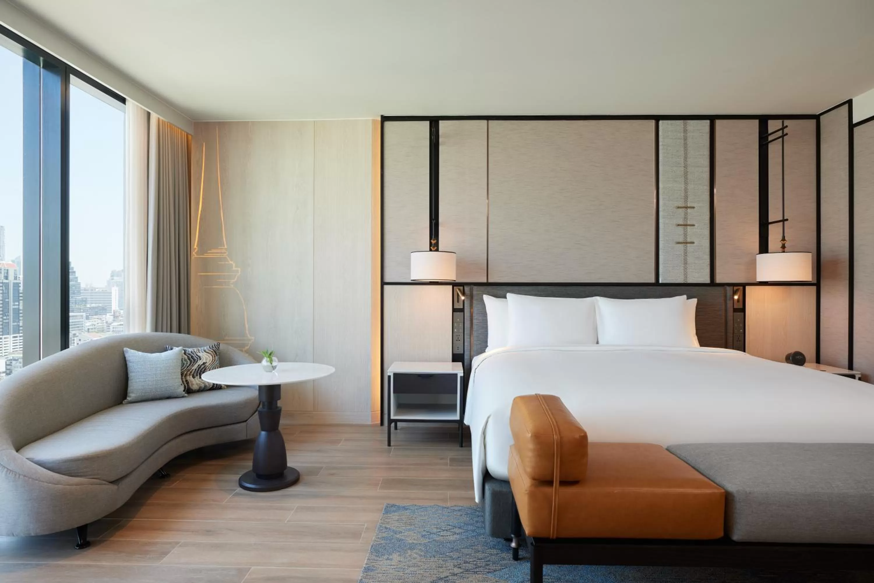 Bed in dusitD2 Samyan Bangkok