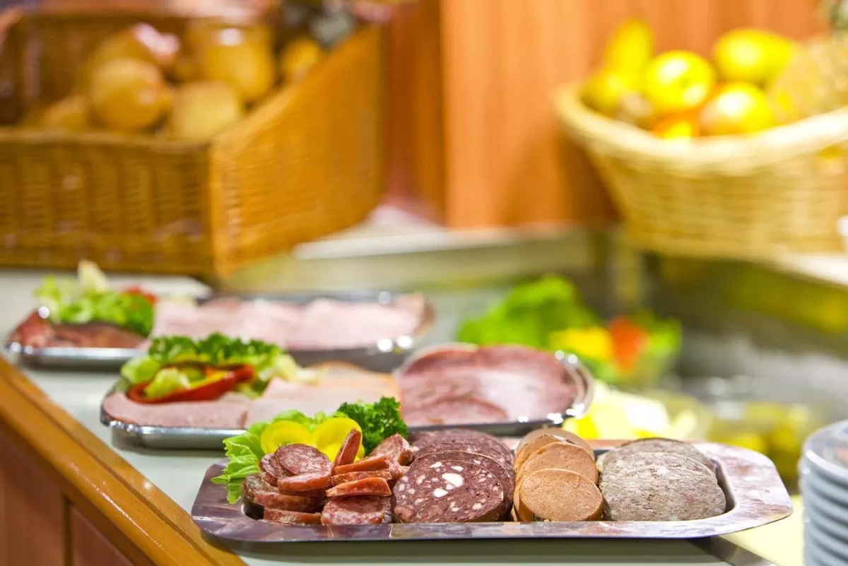 Food and drinks, Food in Leine-Hotel