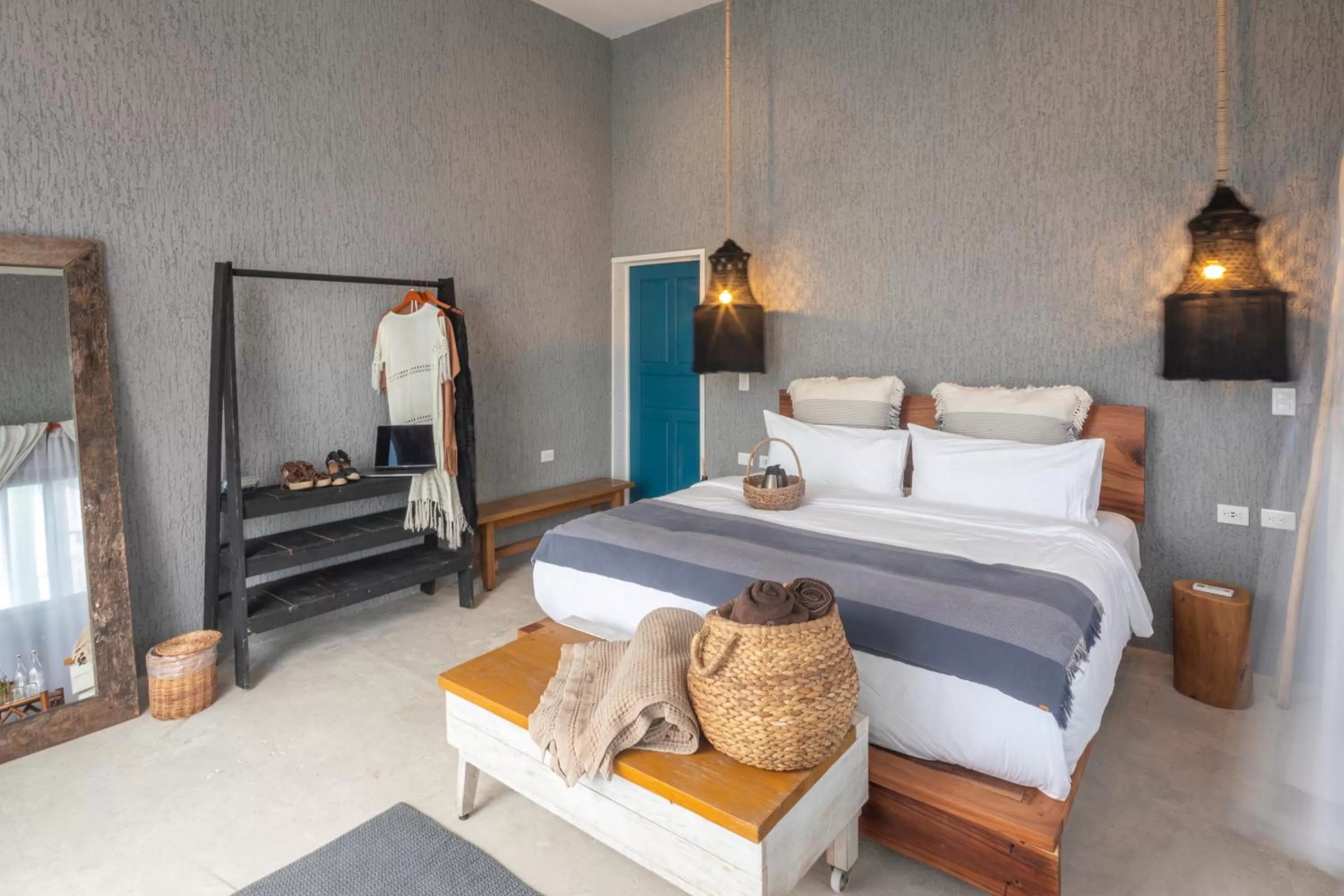 Bedroom, Bed in Hotelito Azul