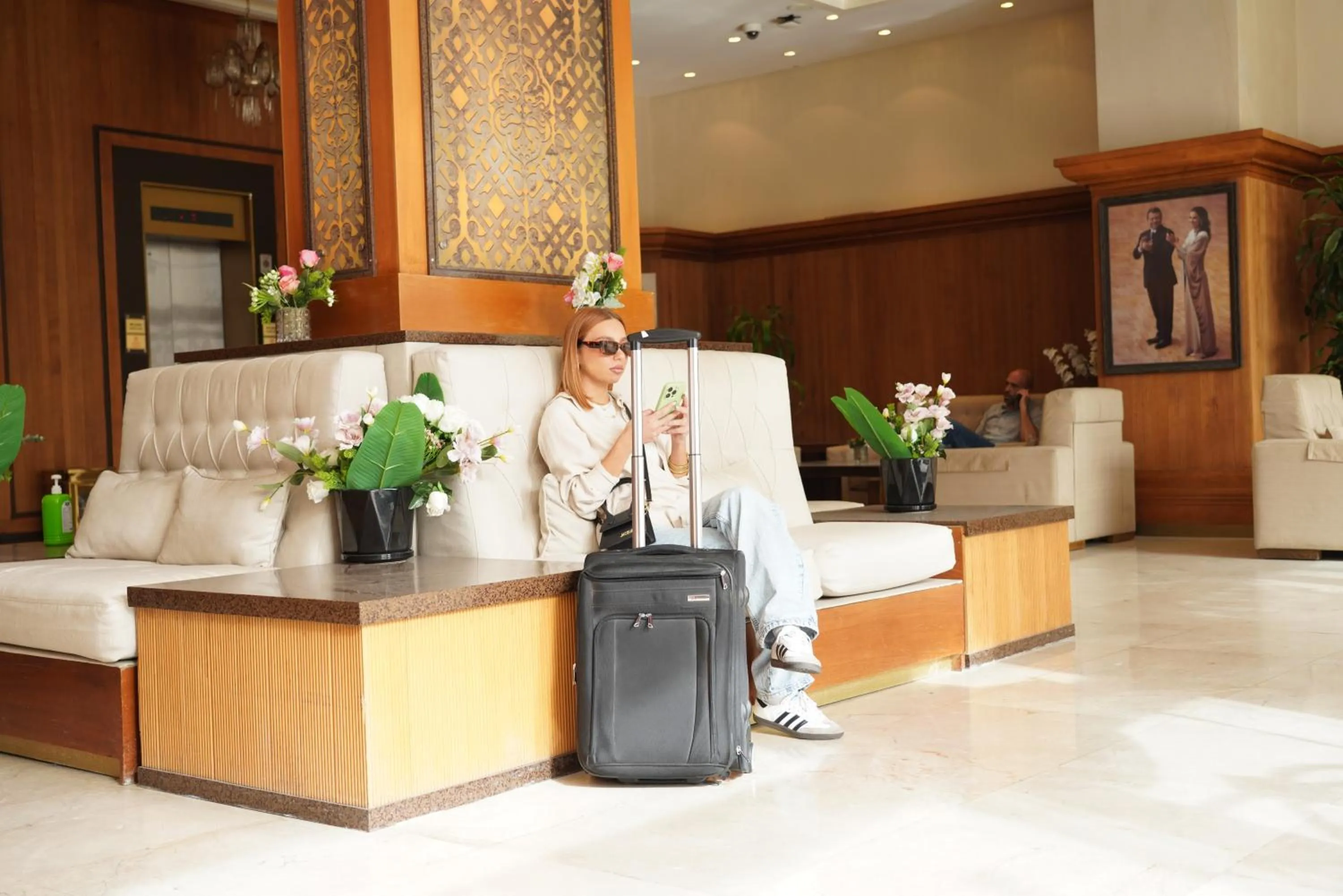 Lobby or reception in Thousand Nights Hotel Amman - فندق ثاوزند نايتس عمان