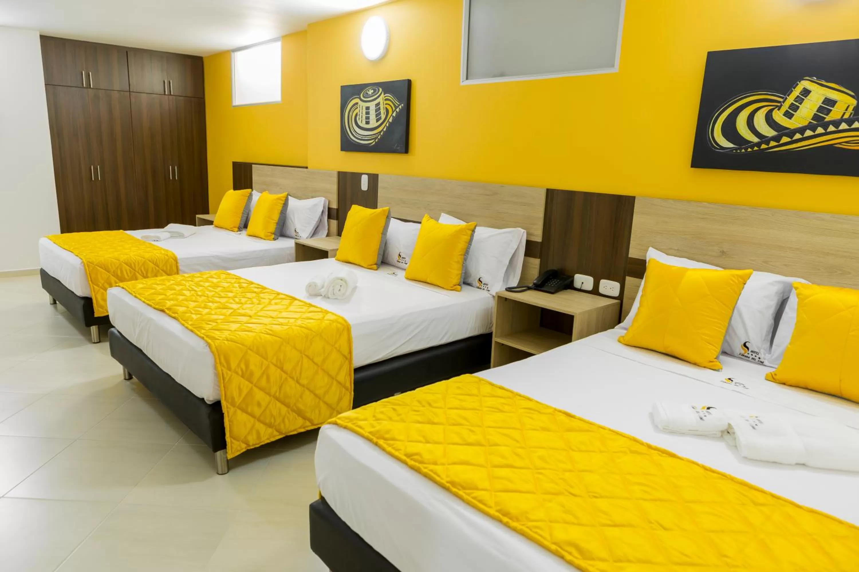 Bed in Hotel Sabana del Sinu