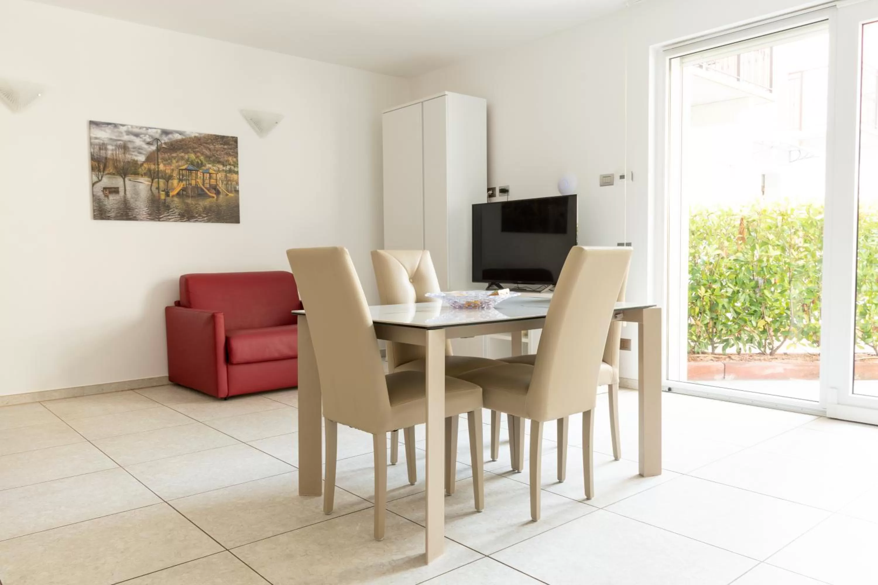 Living room in Yachting Residence