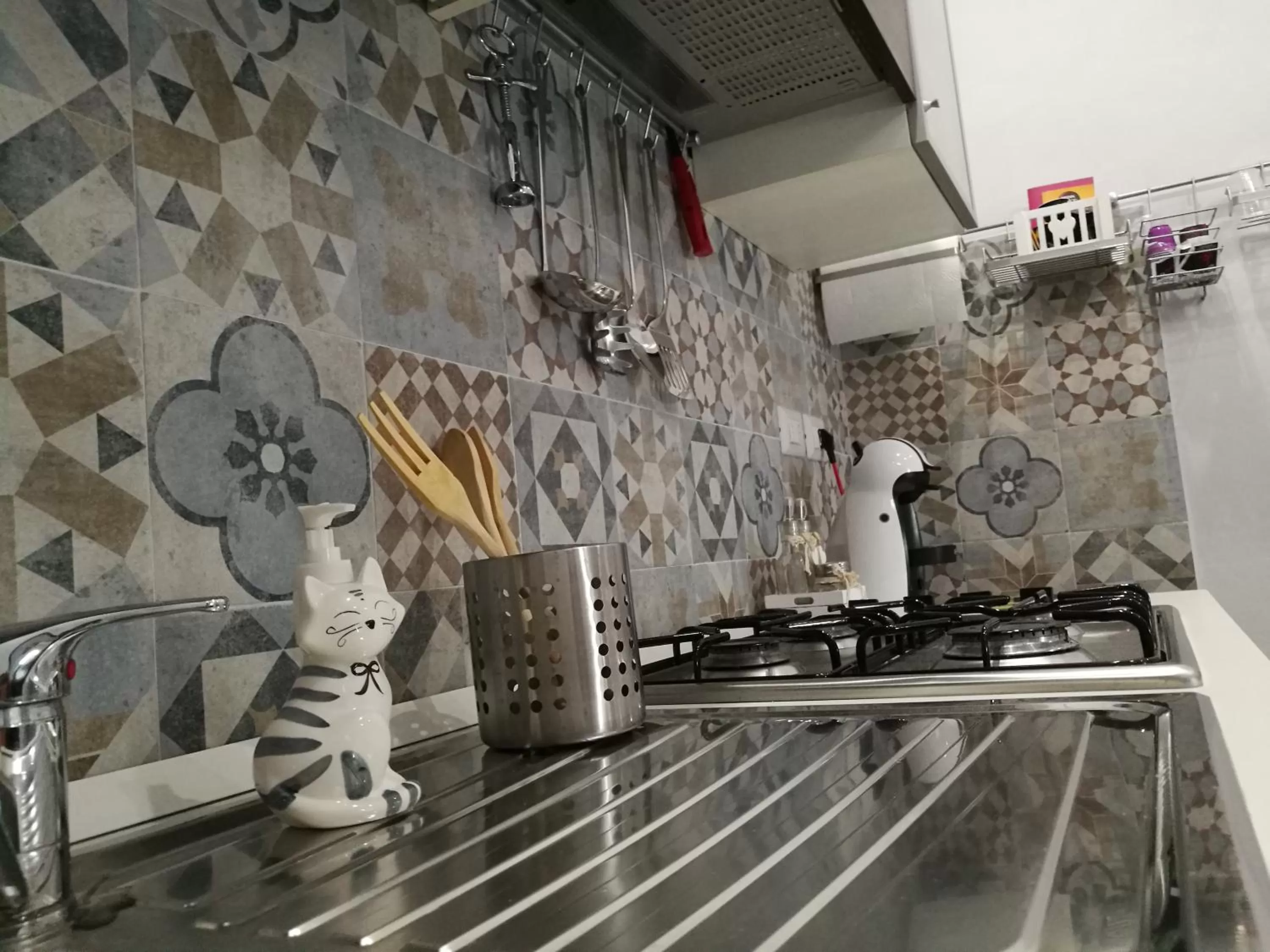 Kitchen or kitchenette in B&B A casa dell'artista