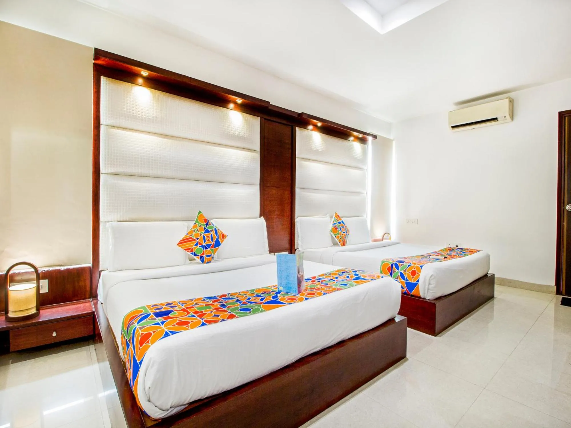 Bed in FabHotel Star Delhi Airport