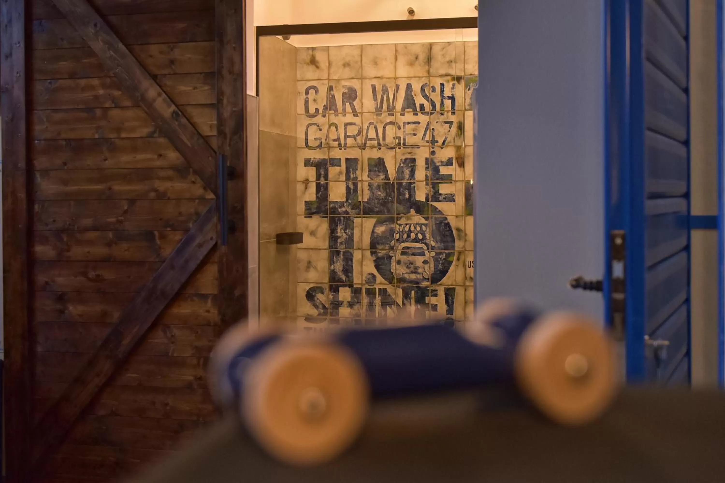 Fitness Center/Facilities in GARAGE47 Storica Officina Meccanica LOFT B&B iN PIENZA