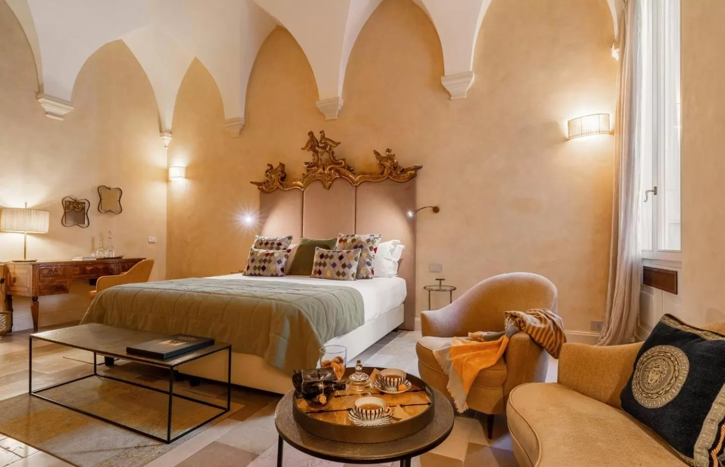 Bedroom, Bed in Palazzo Maresgallo Suites & SPA