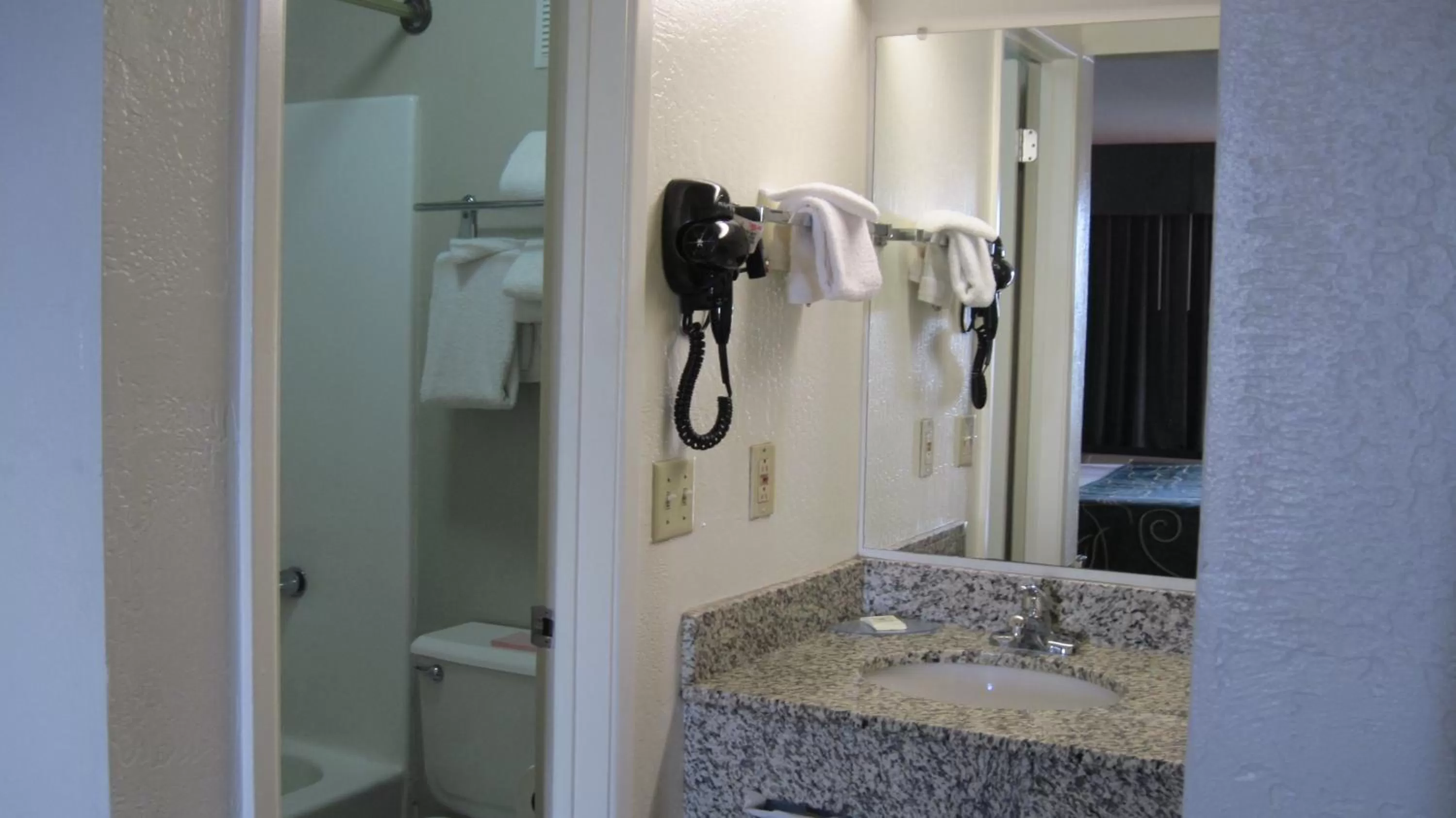 Bathroom in Travelodge by Wyndham Winslow