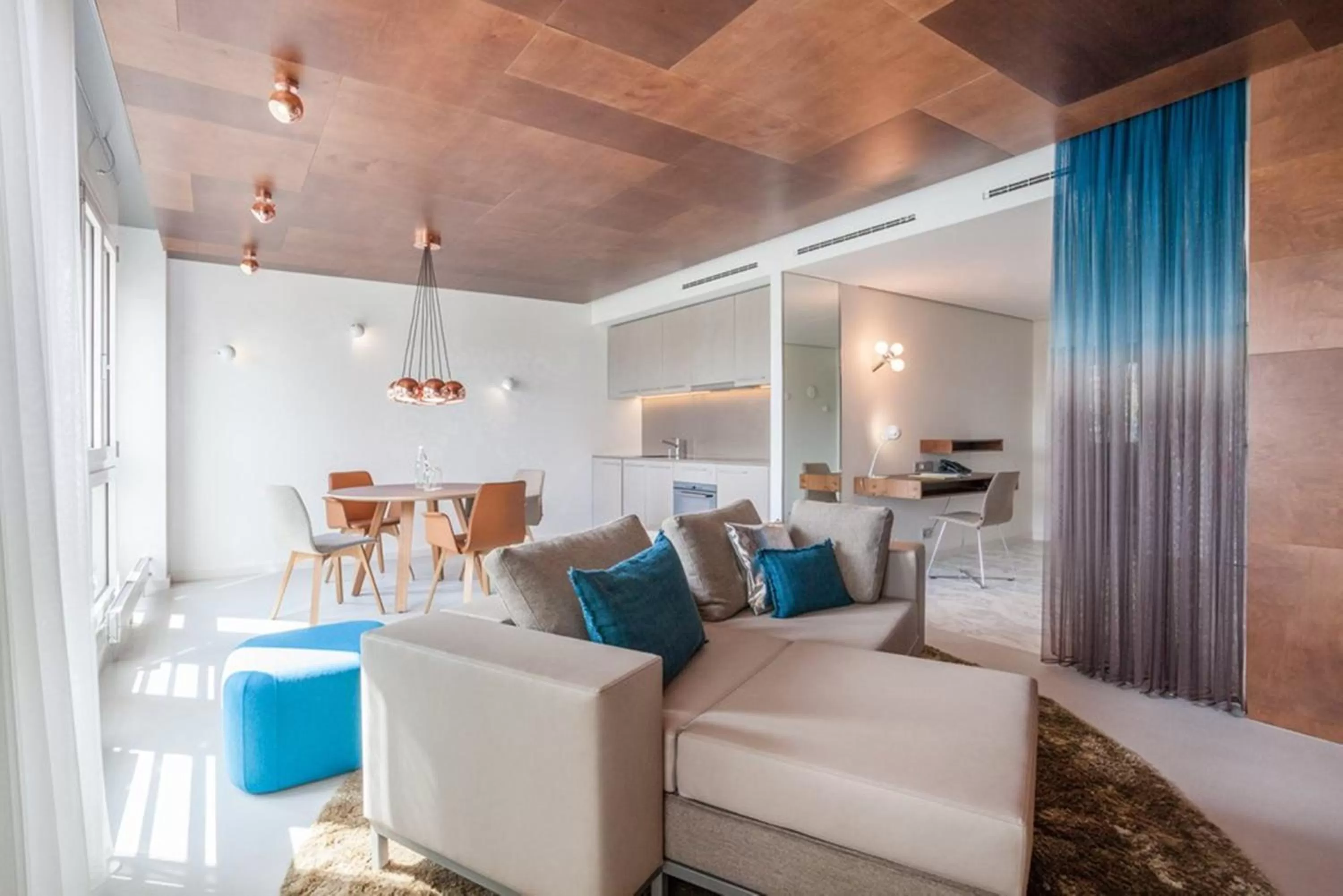 Kitchen or kitchenette in EMA House Hotel Suites