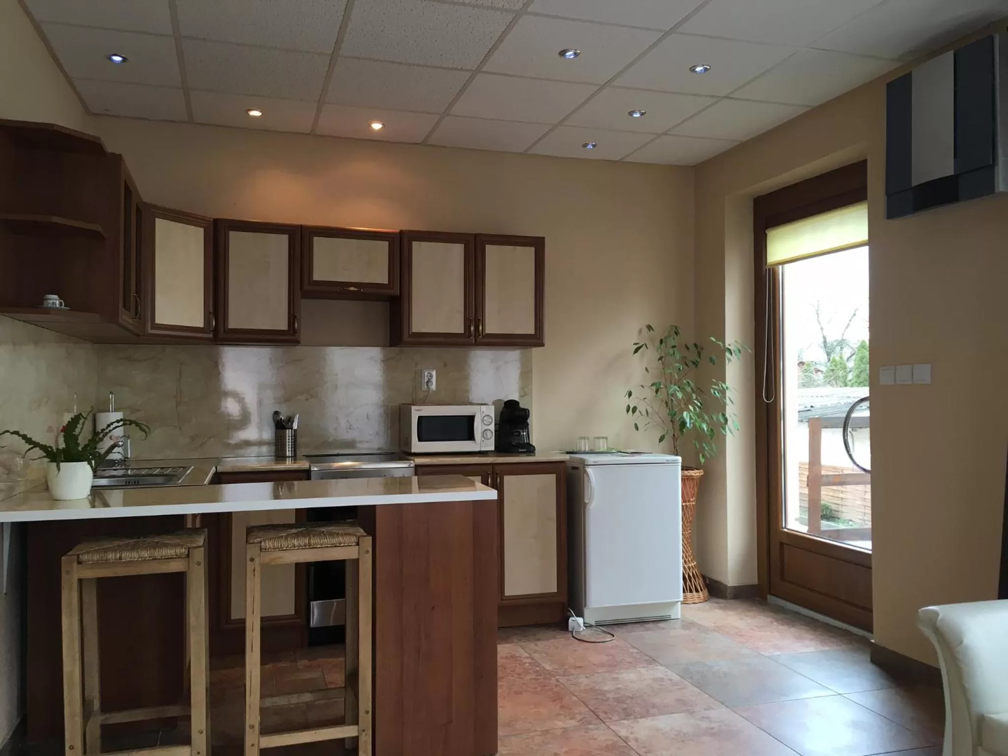 Kitchen/Kitchenette in Abszolút Hotel és Panzió