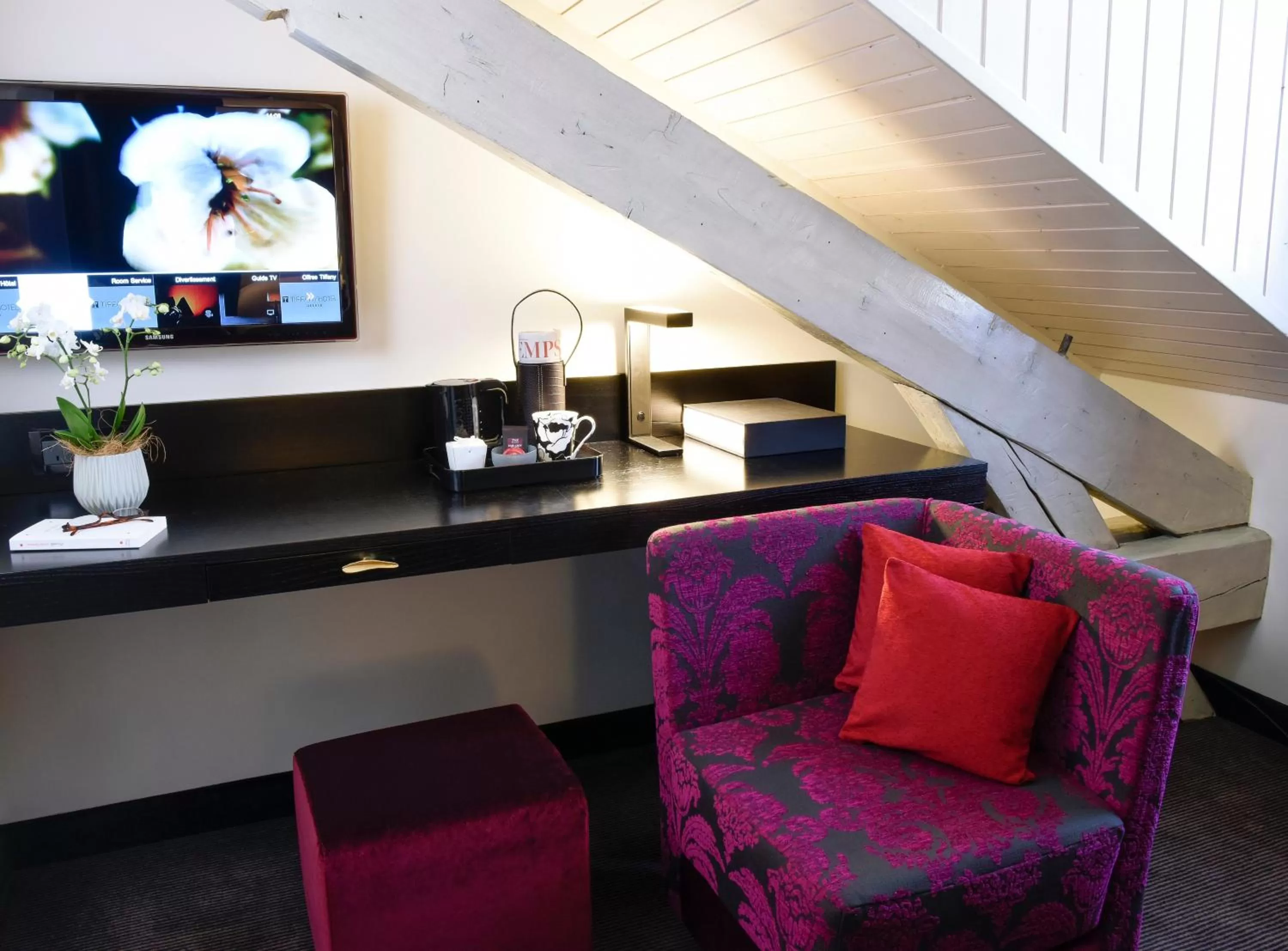 TV and multimedia in Hôtel Tiffany by Fassbind