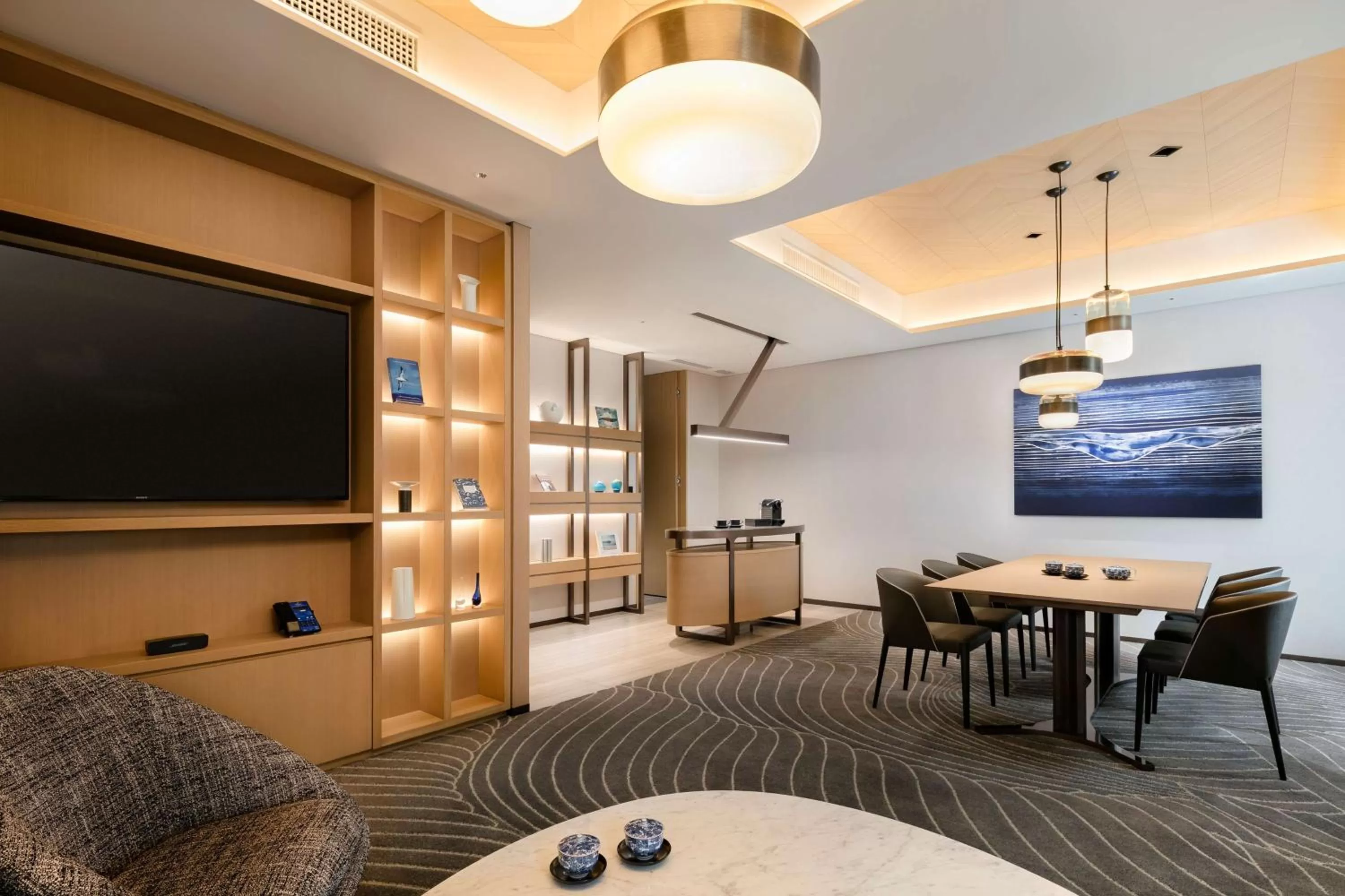 Living room in Hilton Nagasaki