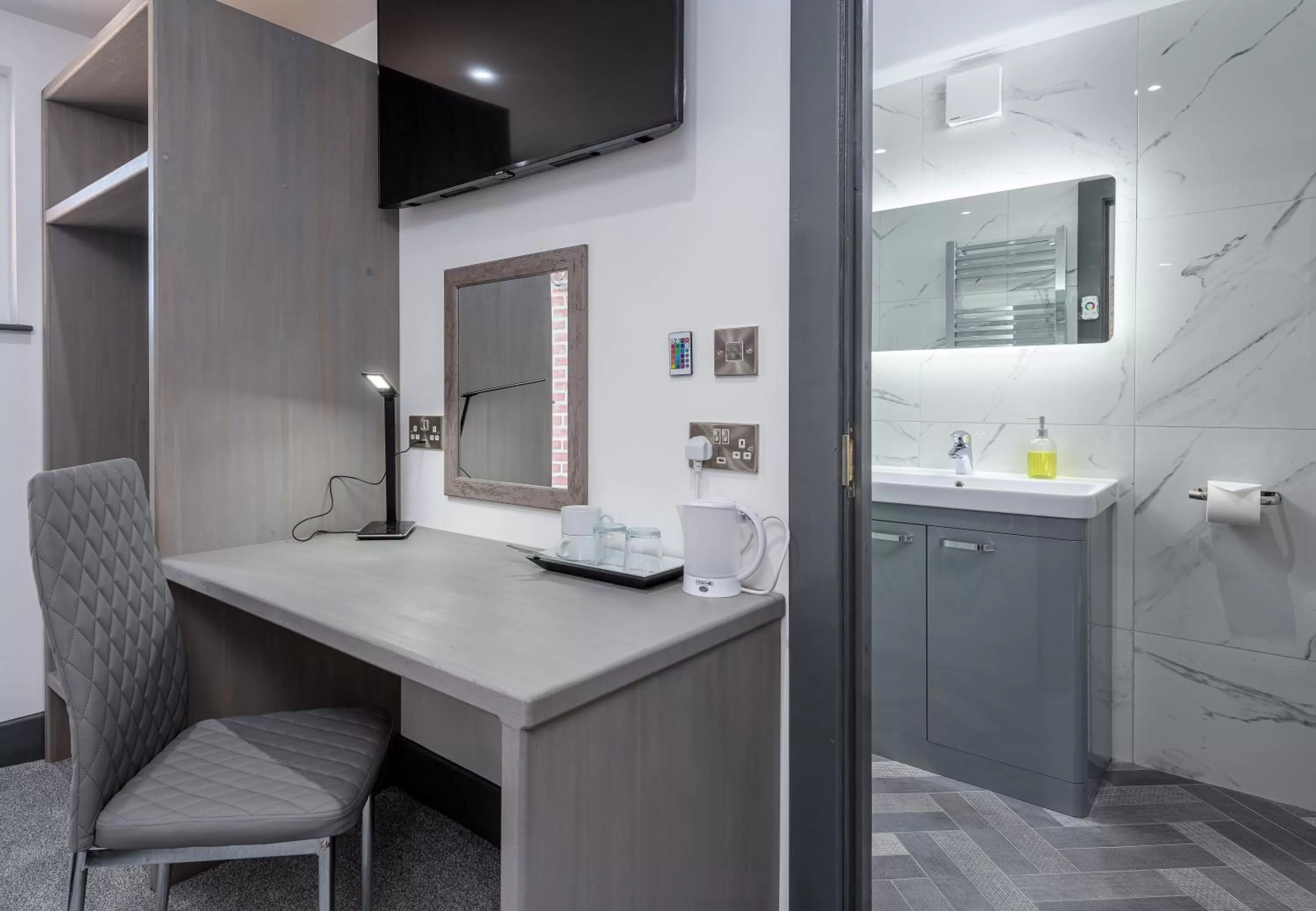 Bedroom in The Stanley Hotel