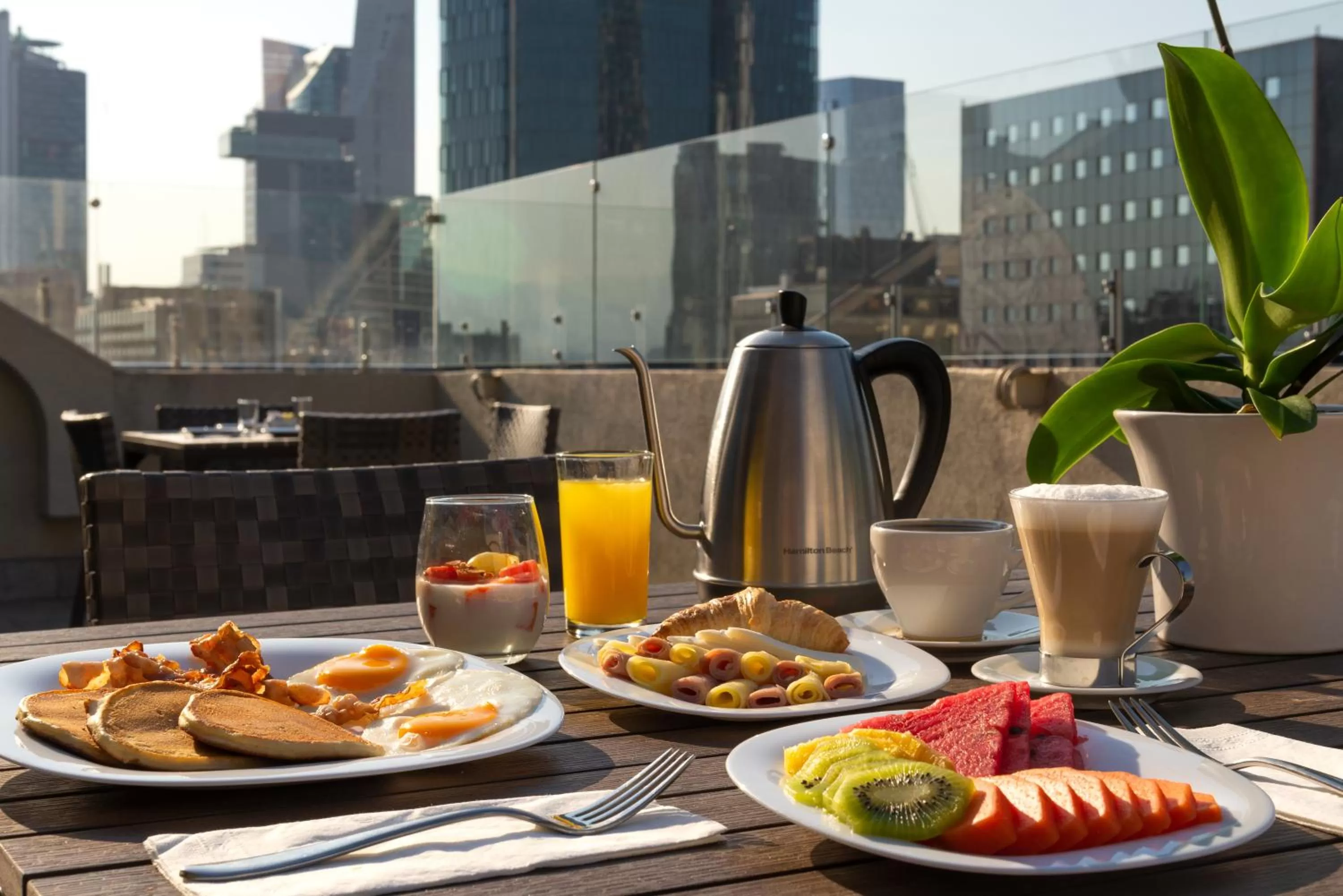 Balcony/Terrace in Eurostars Zona Rosa Suites