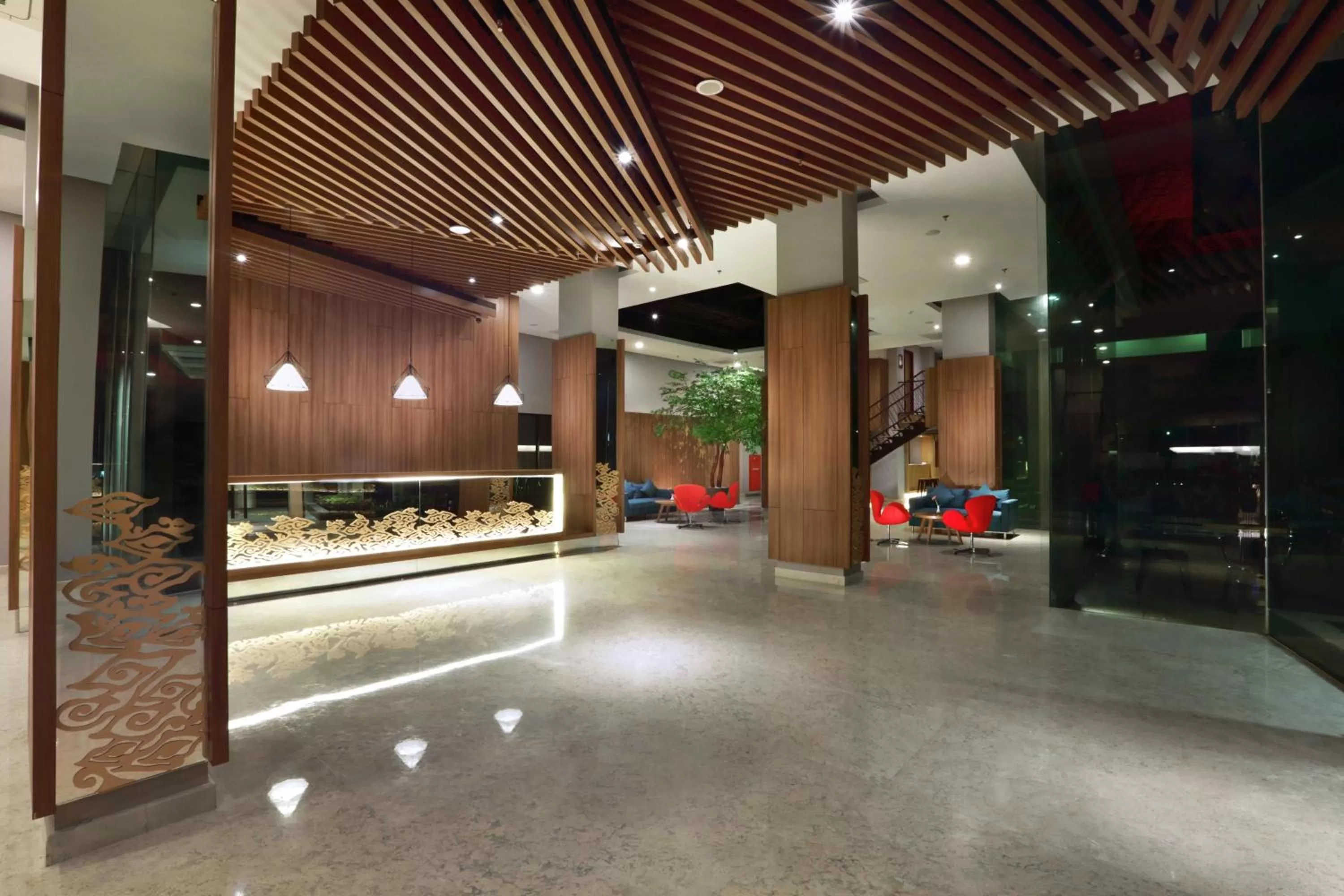 Lobby or reception in Grand Cordela Hotel Bandung