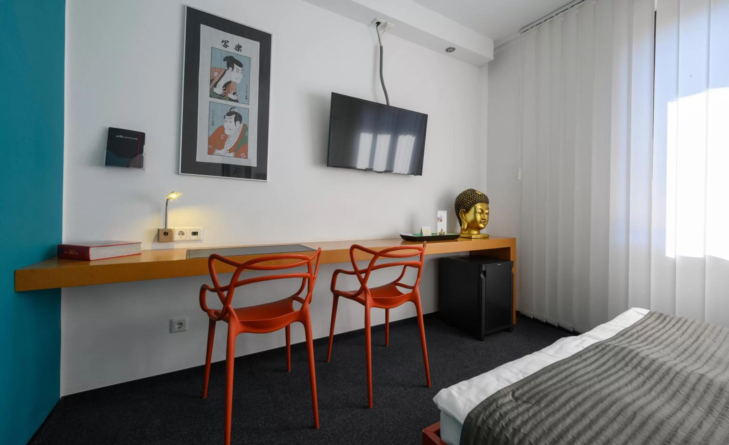 TV and multimedia, Bed in Hotel Heymann