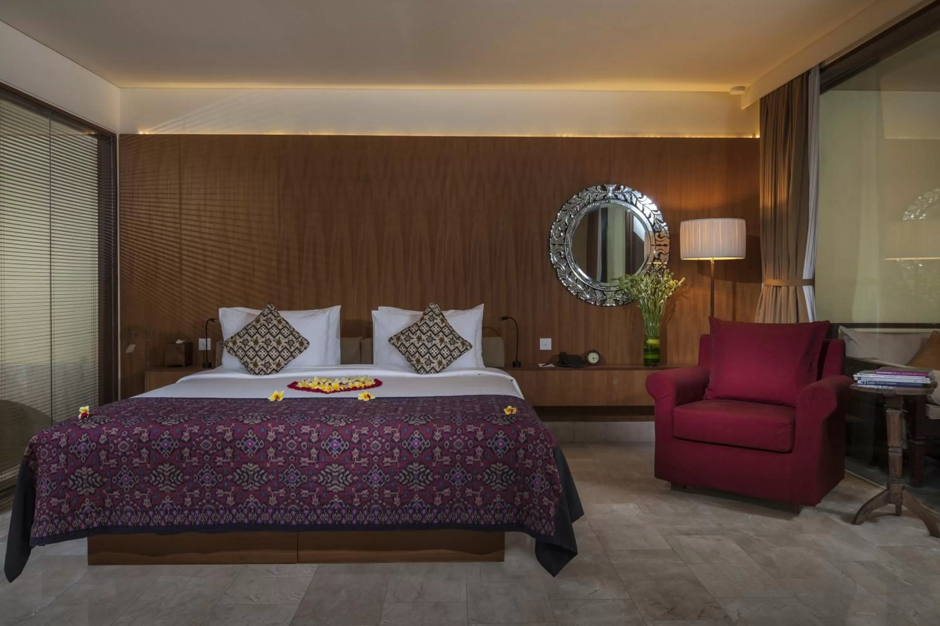 Bed in Komaneka at Rasa Sayang Ubud