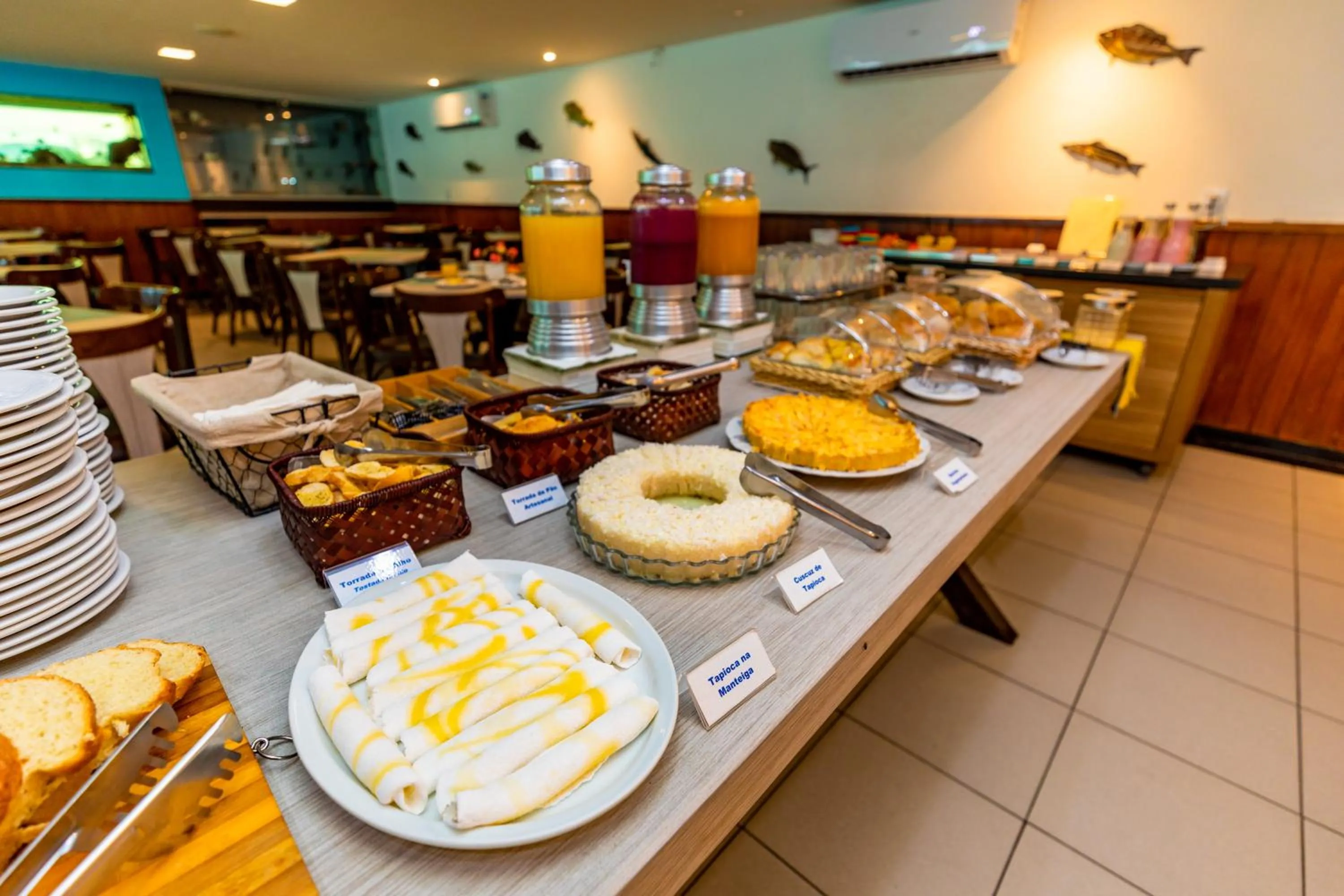 Continental breakfast in Hotel Ponta Negra Beach Natal