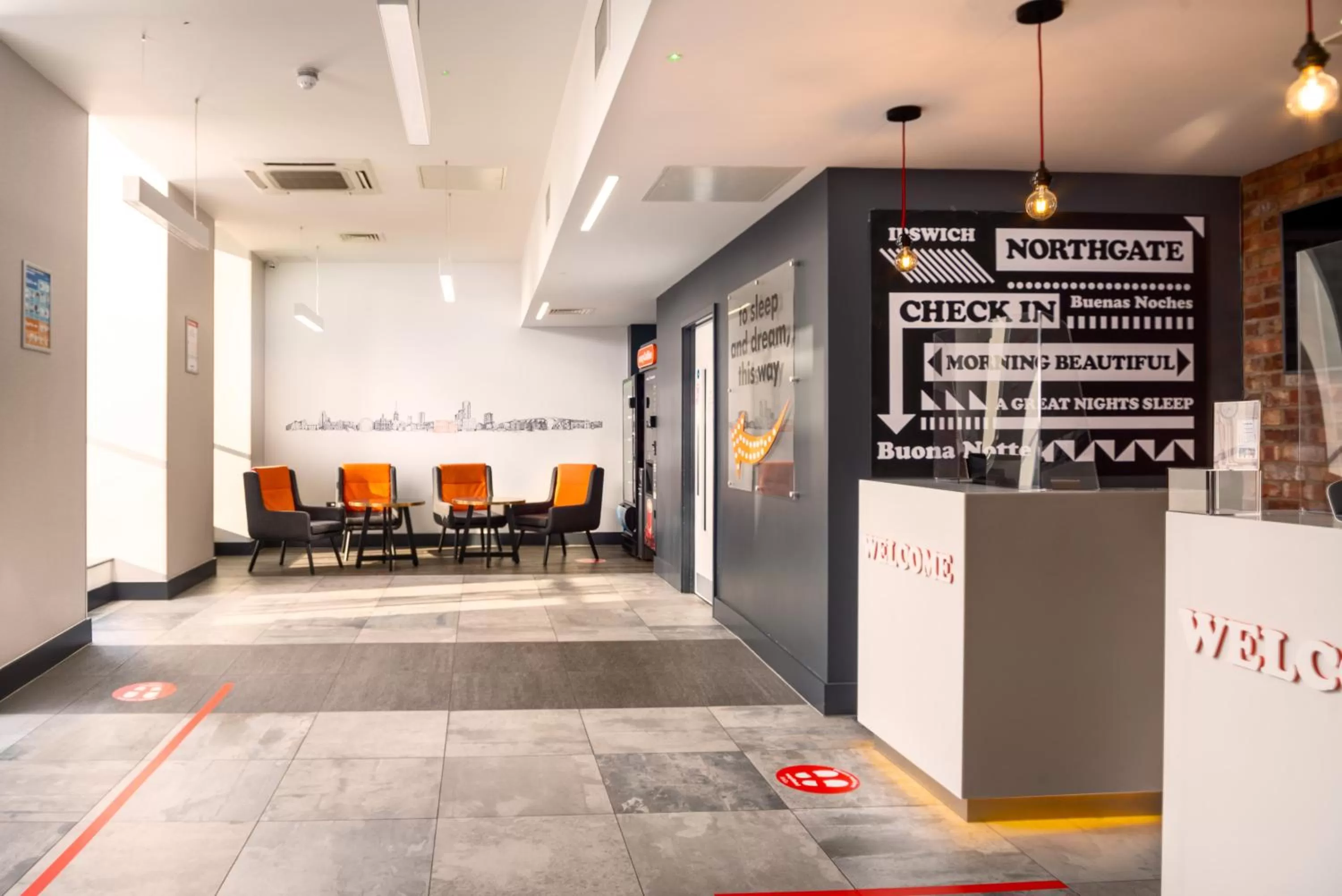 Lobby or reception in easyHotel Ipswich