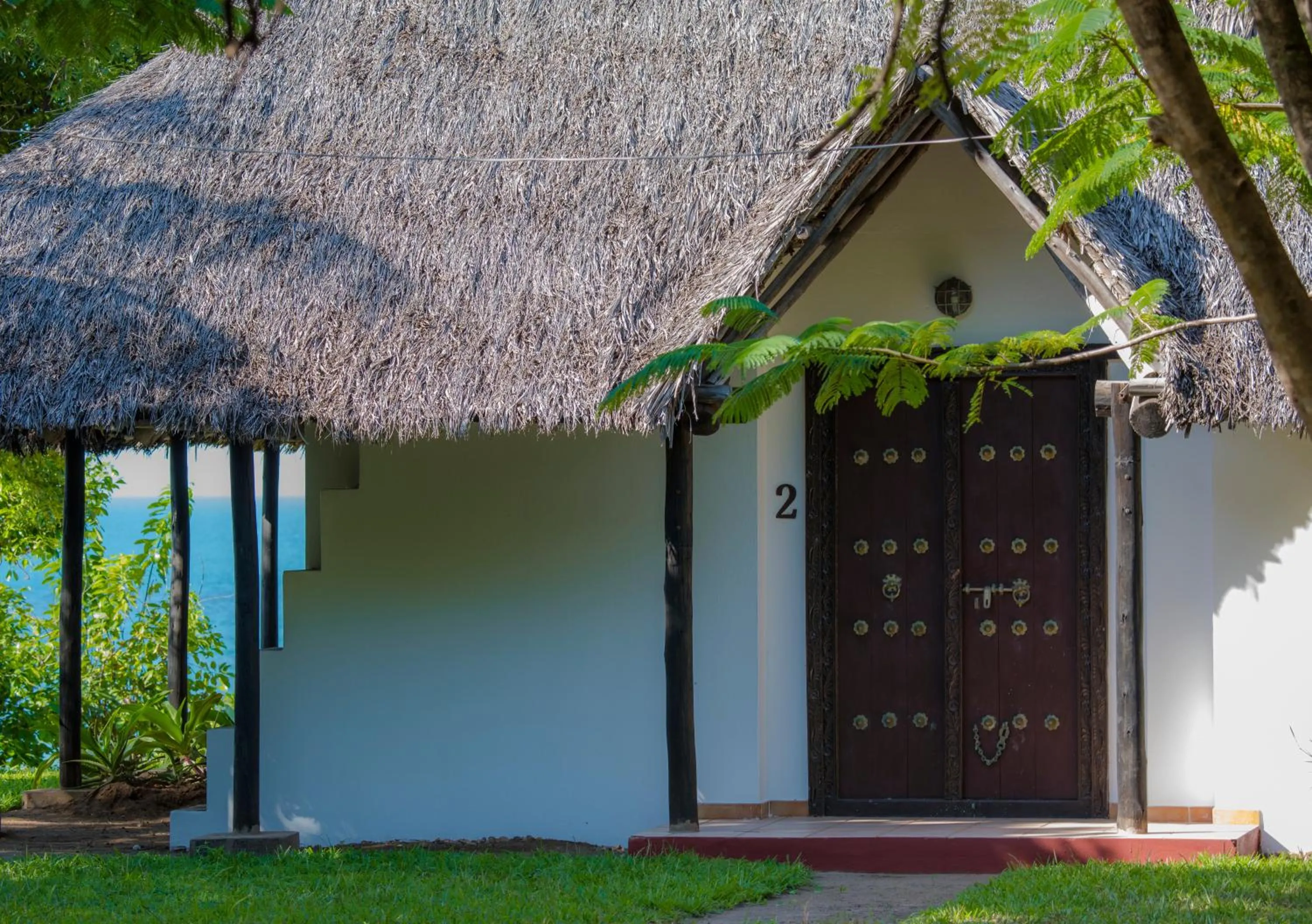 Facade/entrance in Amani Beach Resort