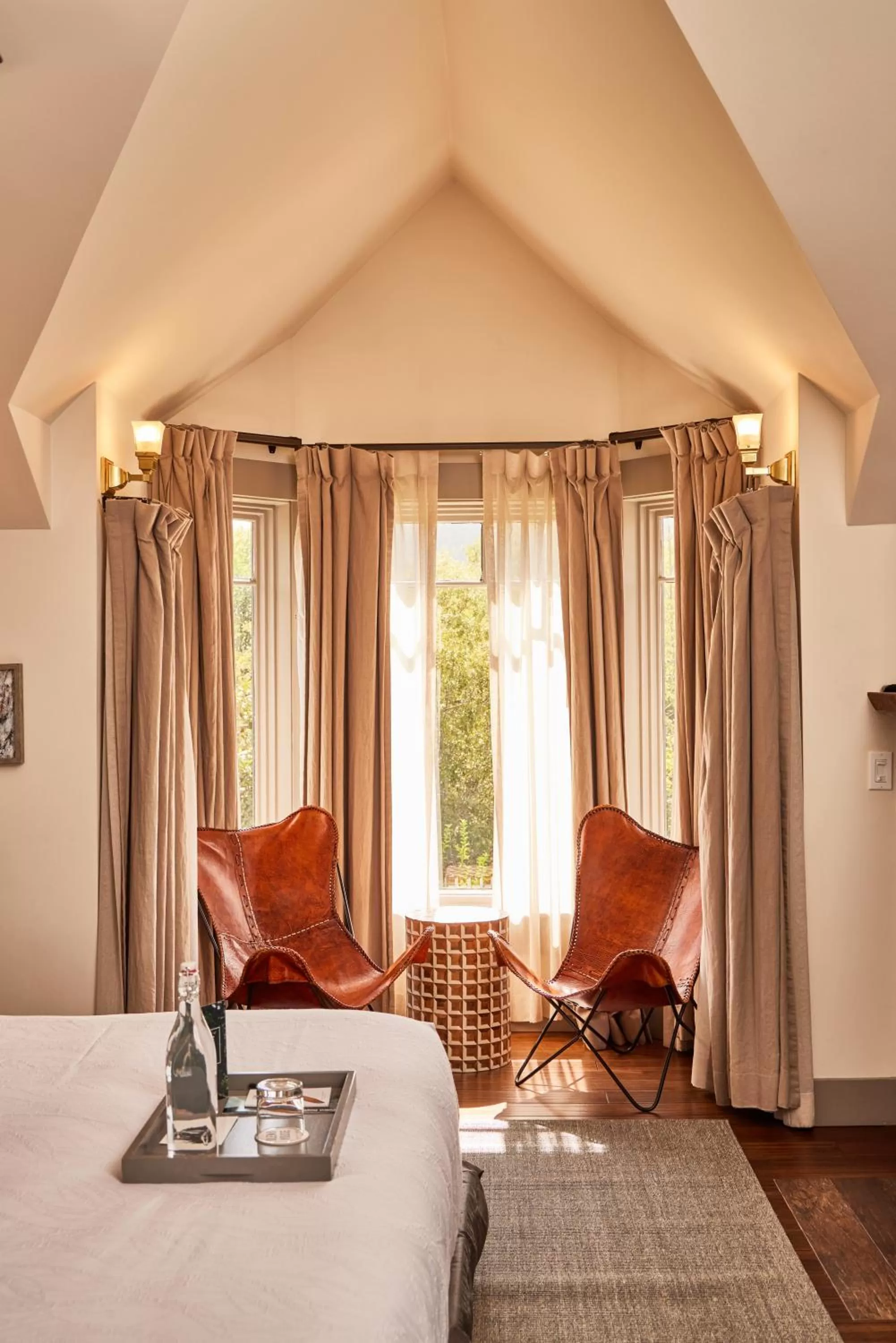 Seating area, Bed in Olema House at Point Reyes