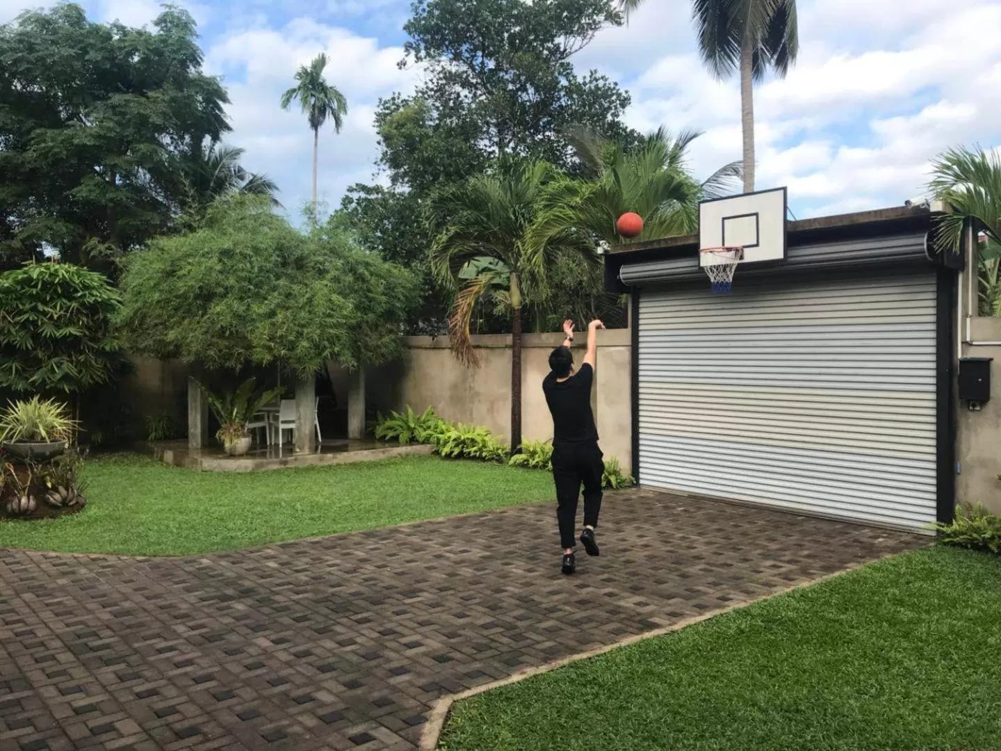 Garden view in Villa Dominikku