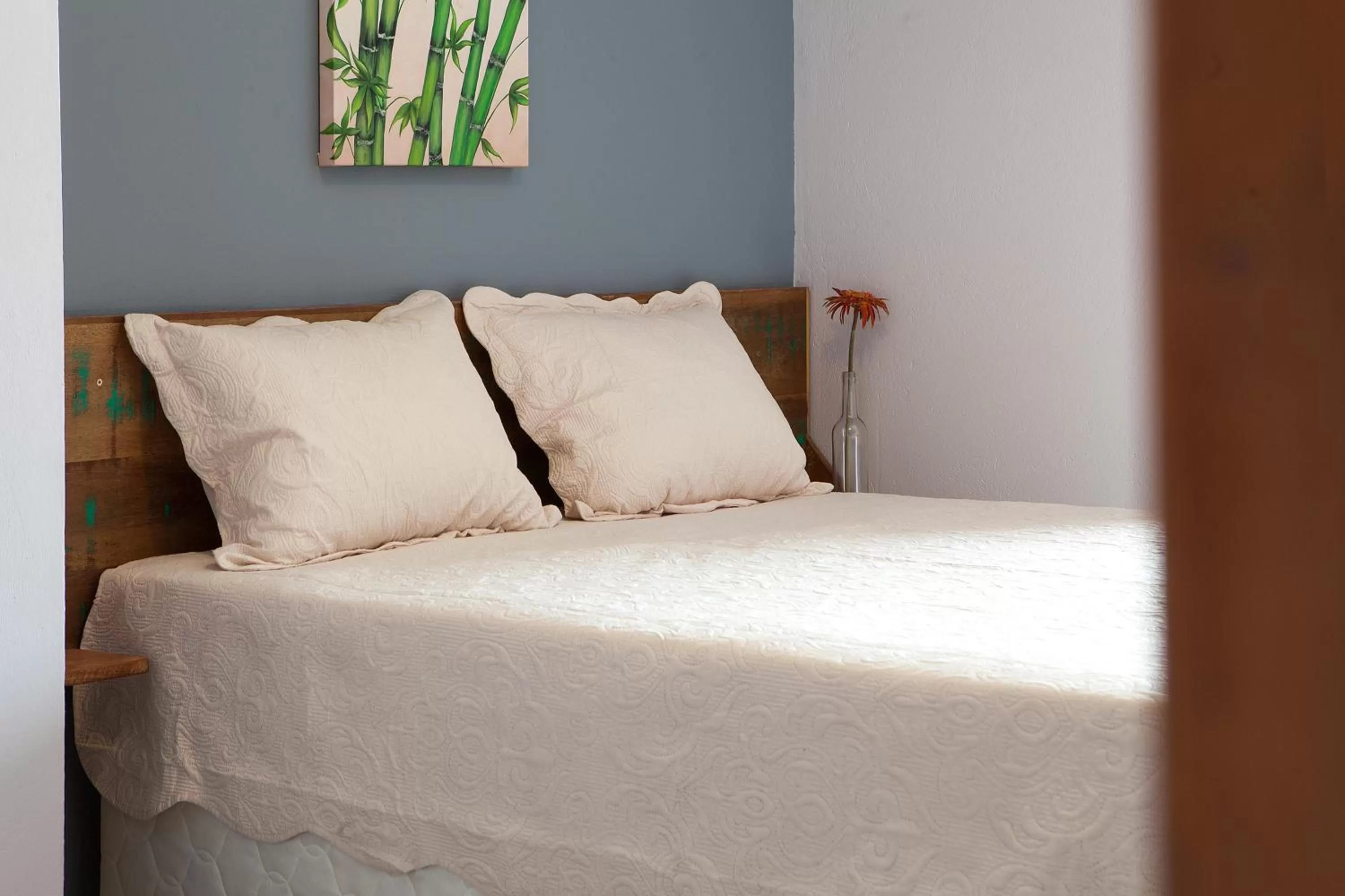 Bed in Pousada Moquirido